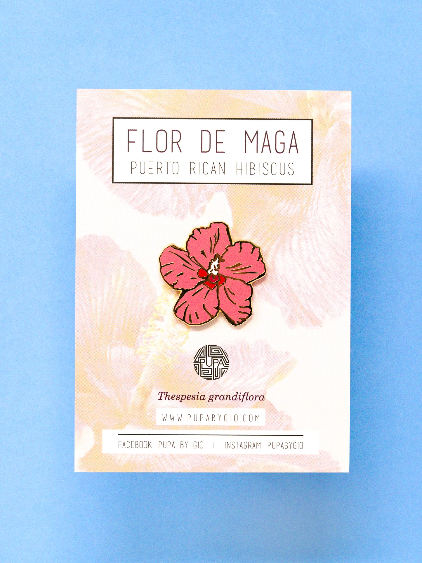 Flor de Maga Hard Enamel Pin