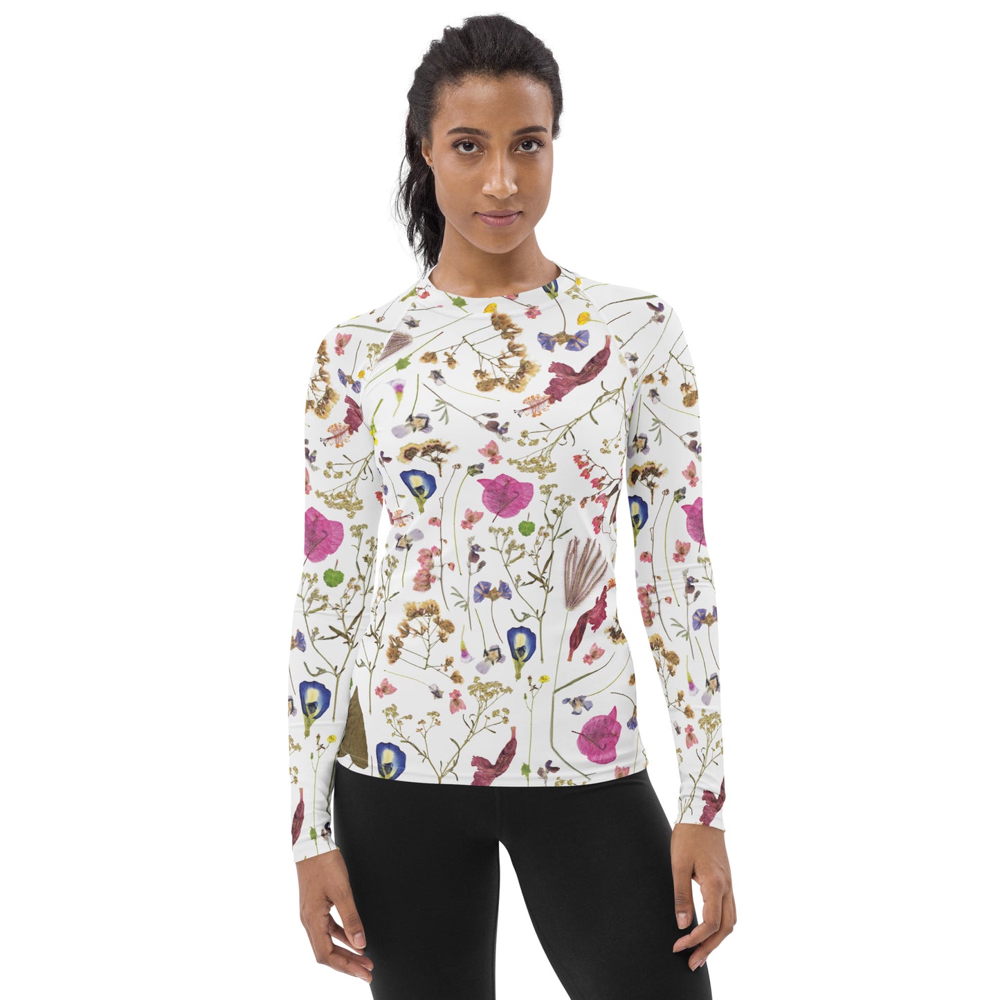 Guánica Flowers Women's Rash Guard