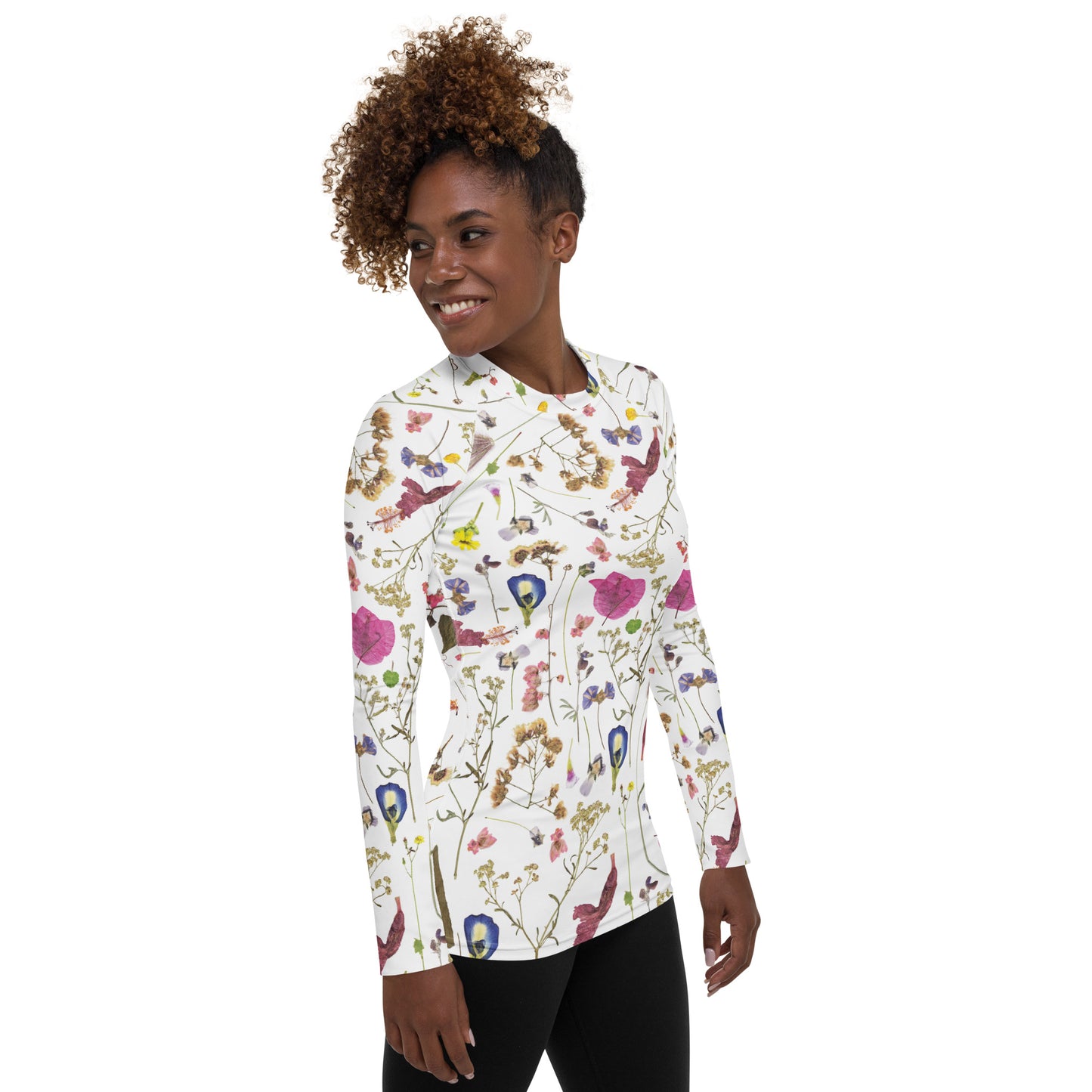 Guánica Flowers Women's Rash Guard