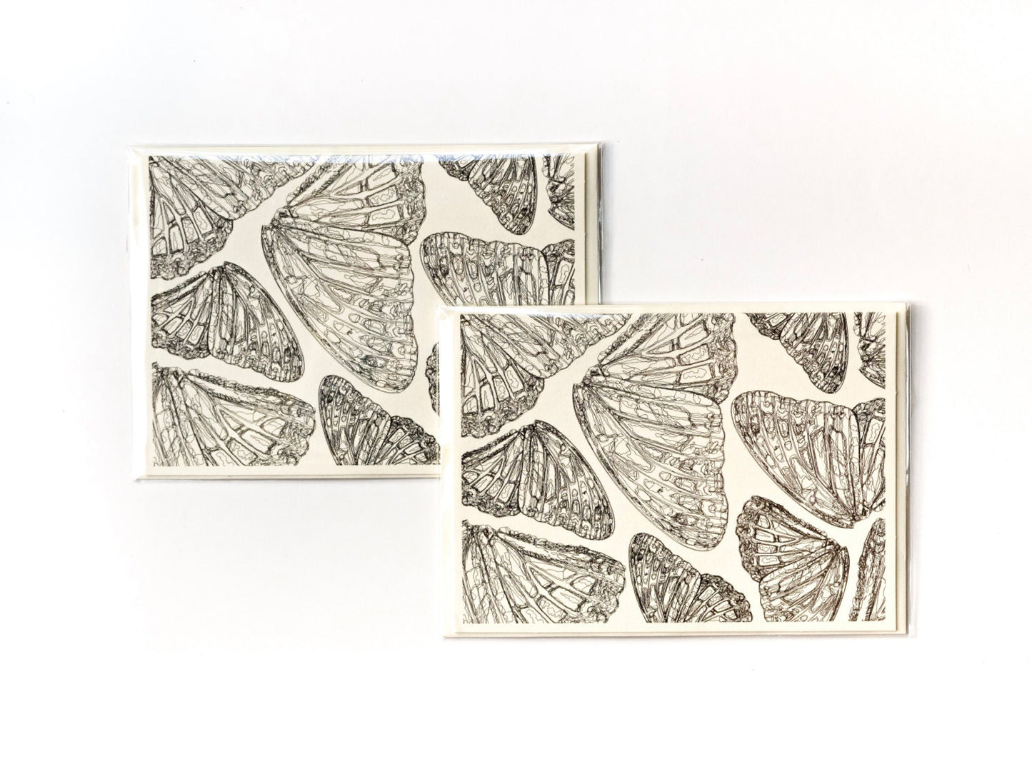 Butterfly Wings Blank Greeting Card With Envelope