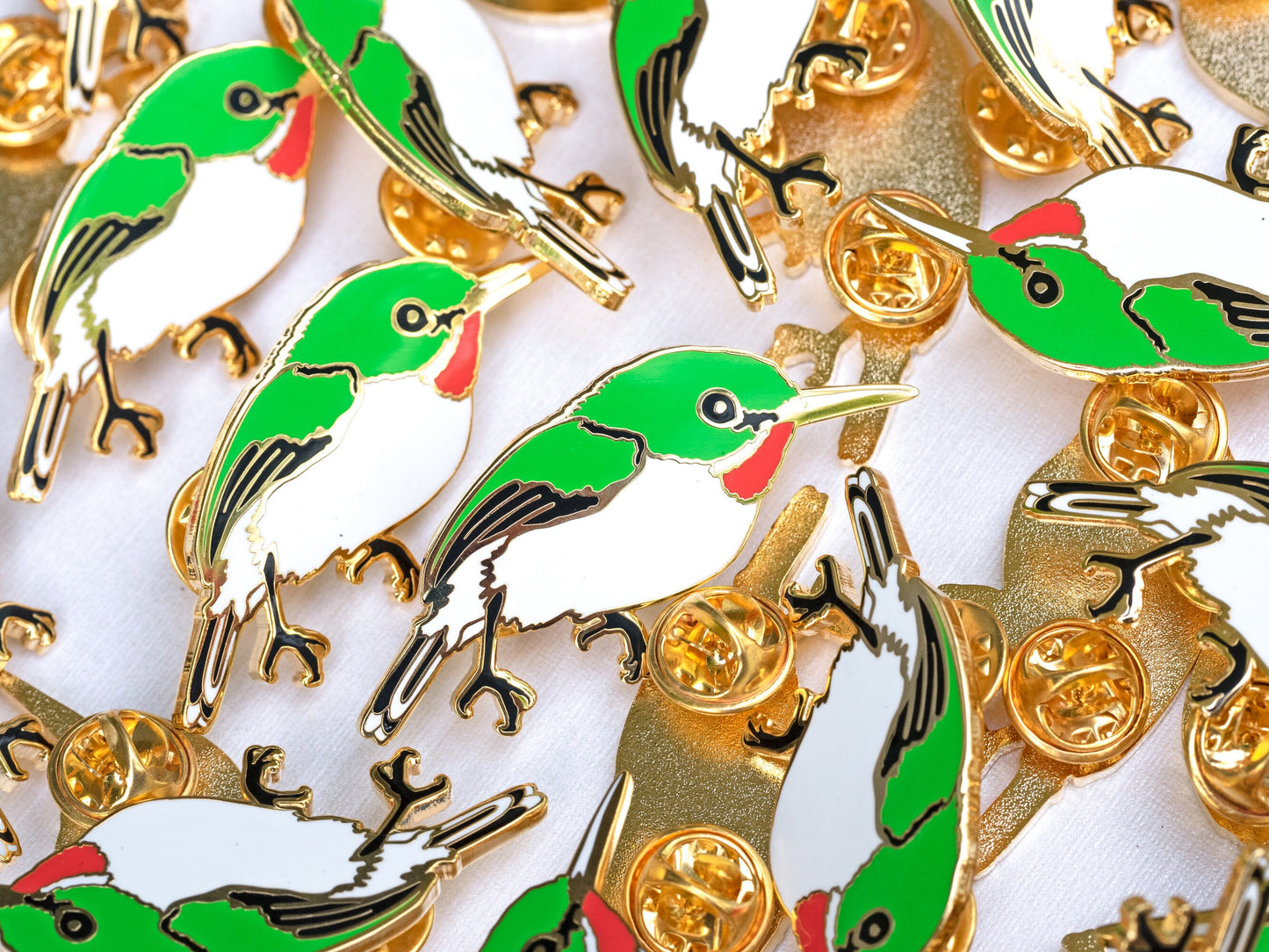 San Pedrito (Puerto Rican Tody) Todus Mexicanus Hard Enamel Pin
