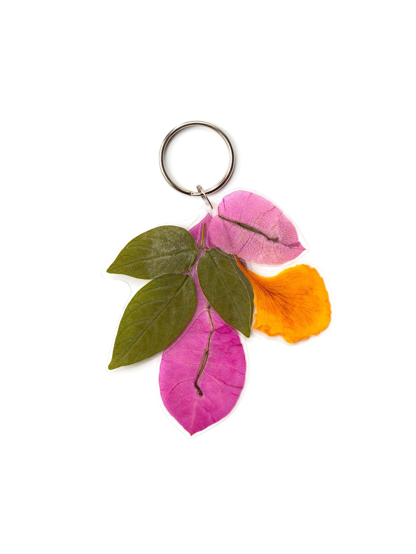 Pressed Flowers Keyring