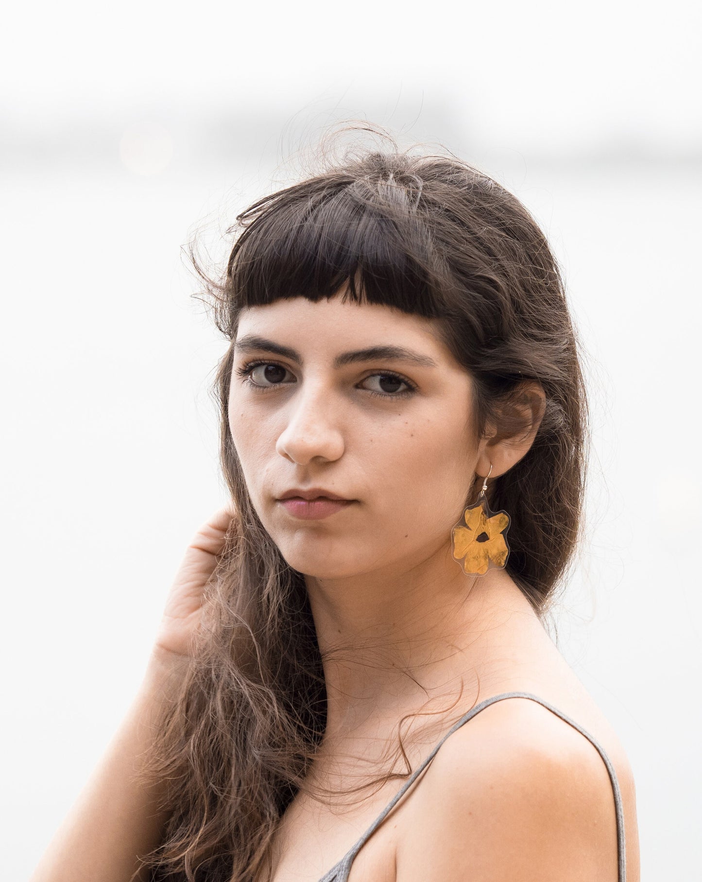 Pressed Flower Earrings