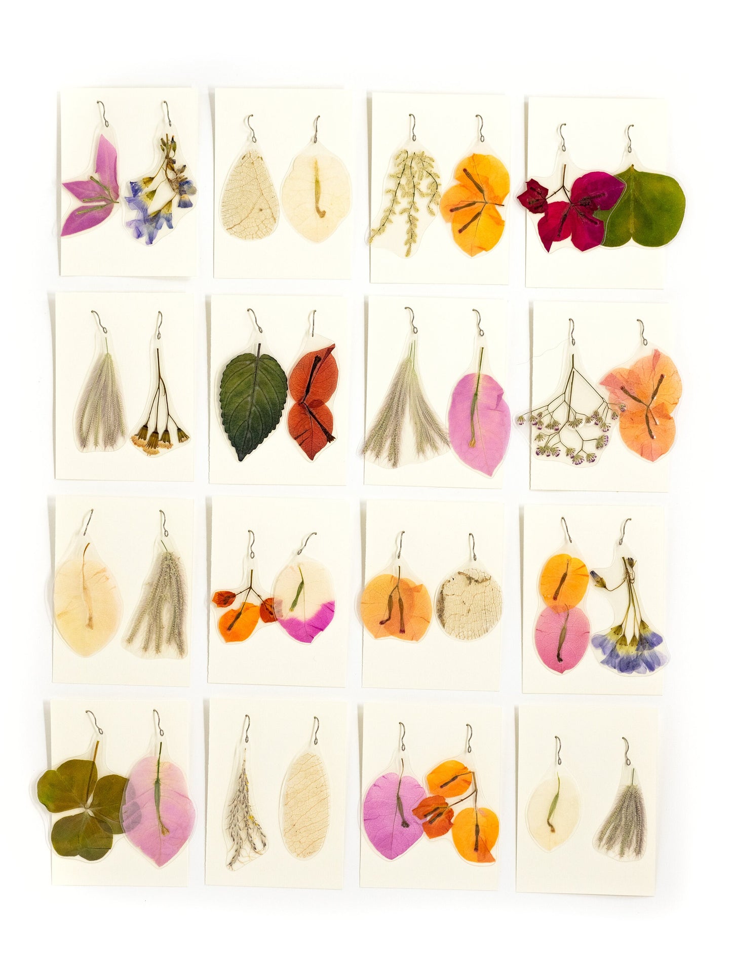 Pressed Flower Earrings