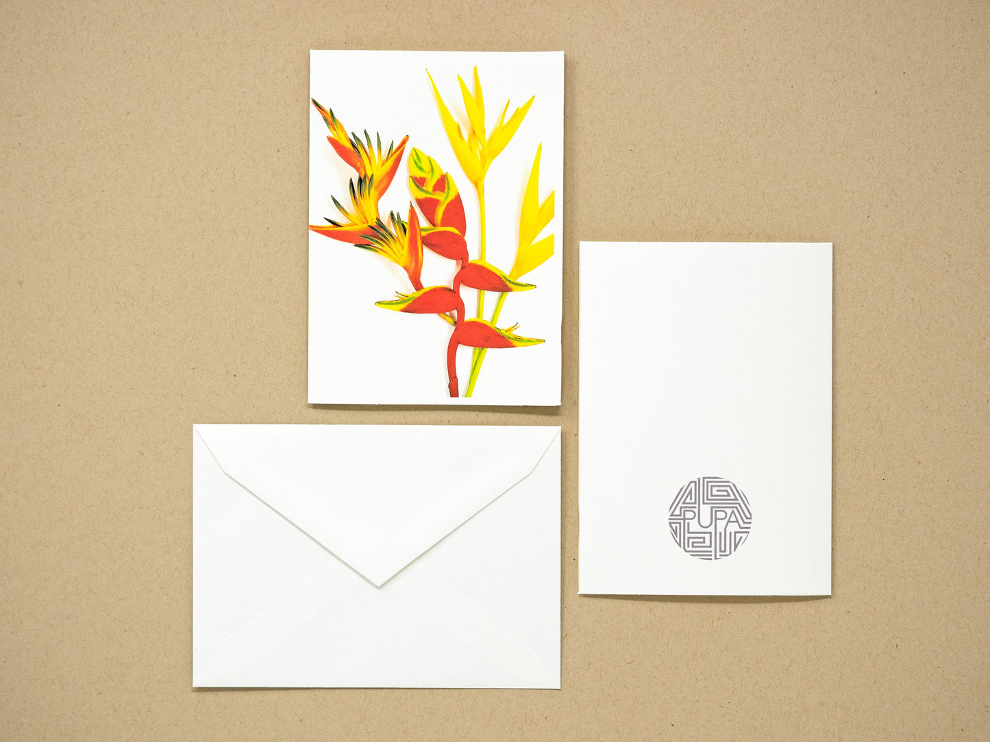 Heliconias Greeting Card