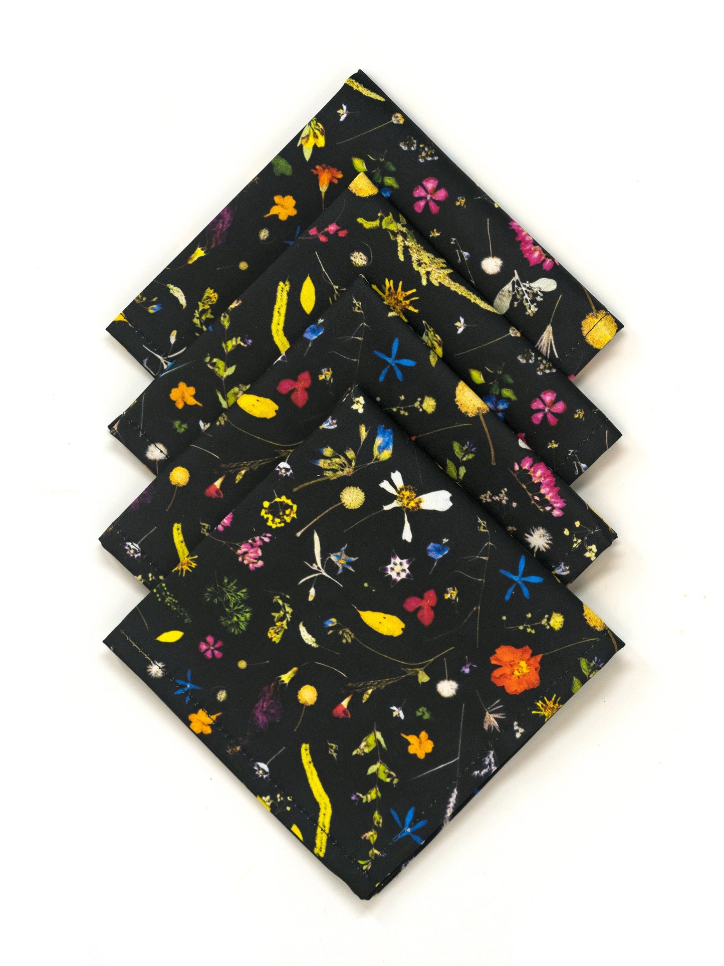 Flores Pal Corazon Sateen Napkins