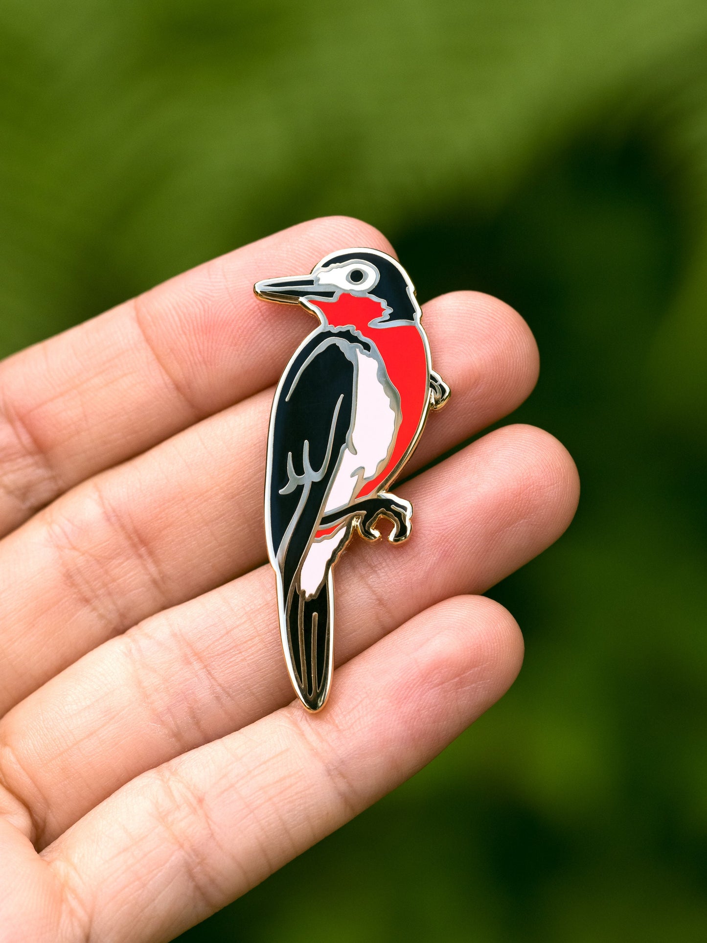 Carpintero de Puerto Rico Enamel Pin