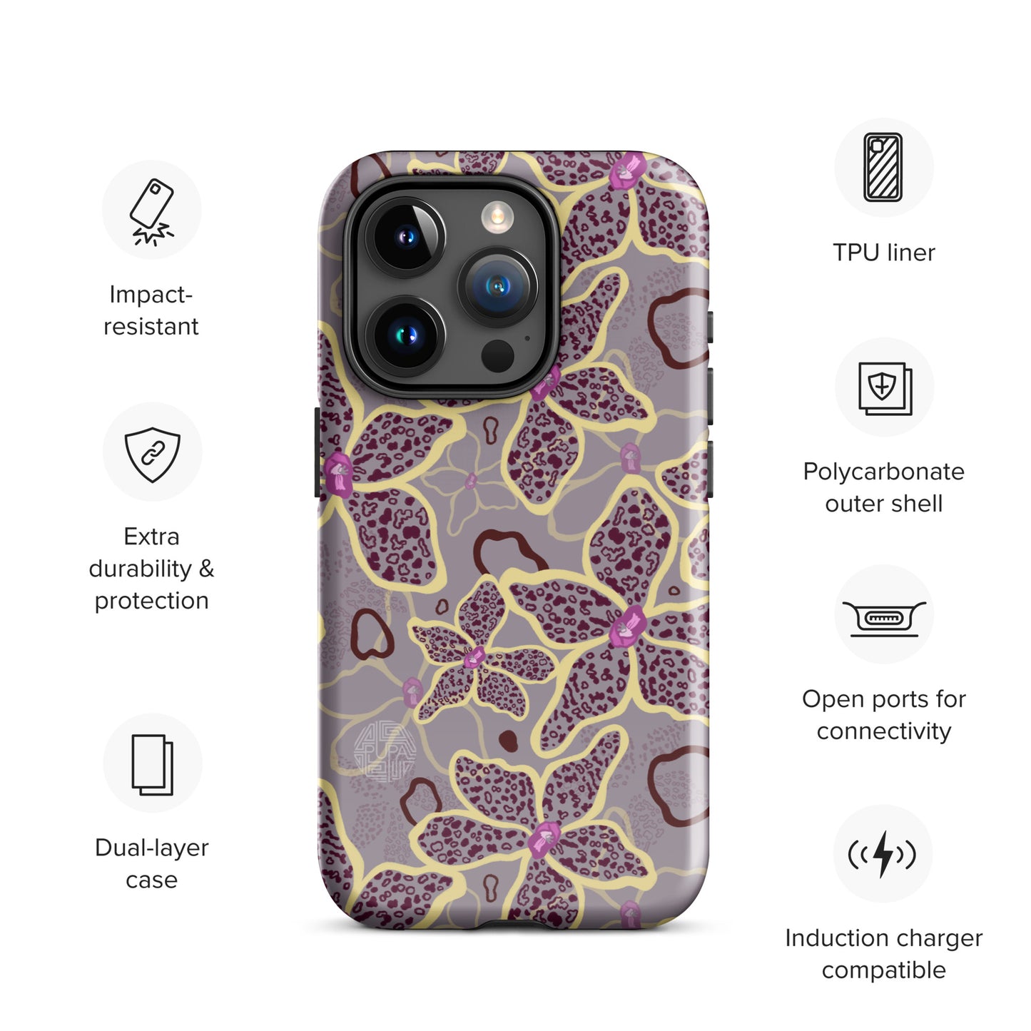 Tiger Orchid Tough Case for iPhone®