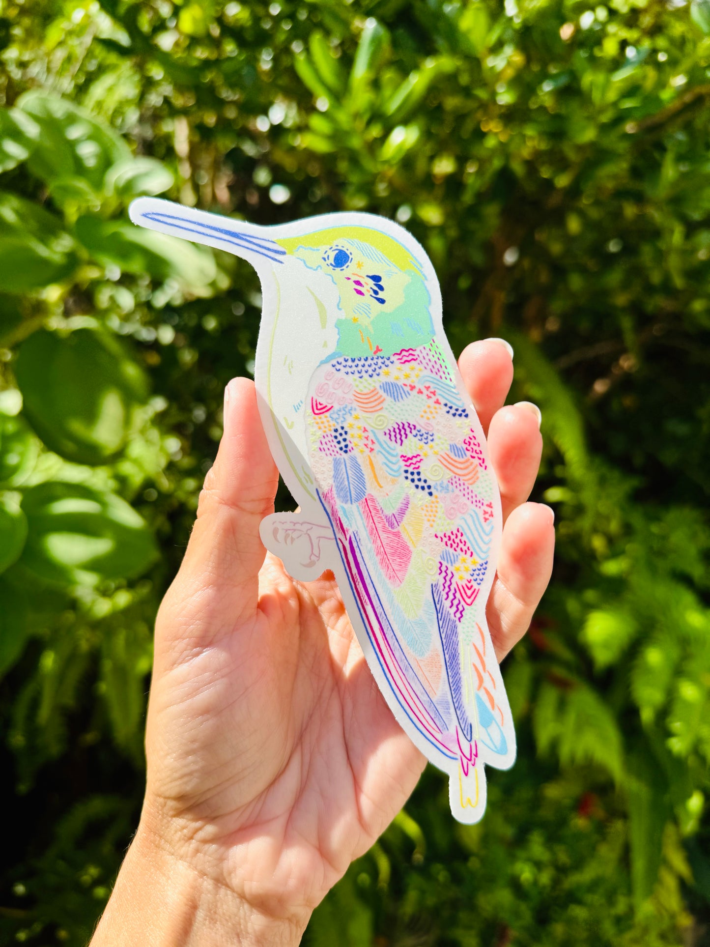 Colibrí Suncatcher Decal