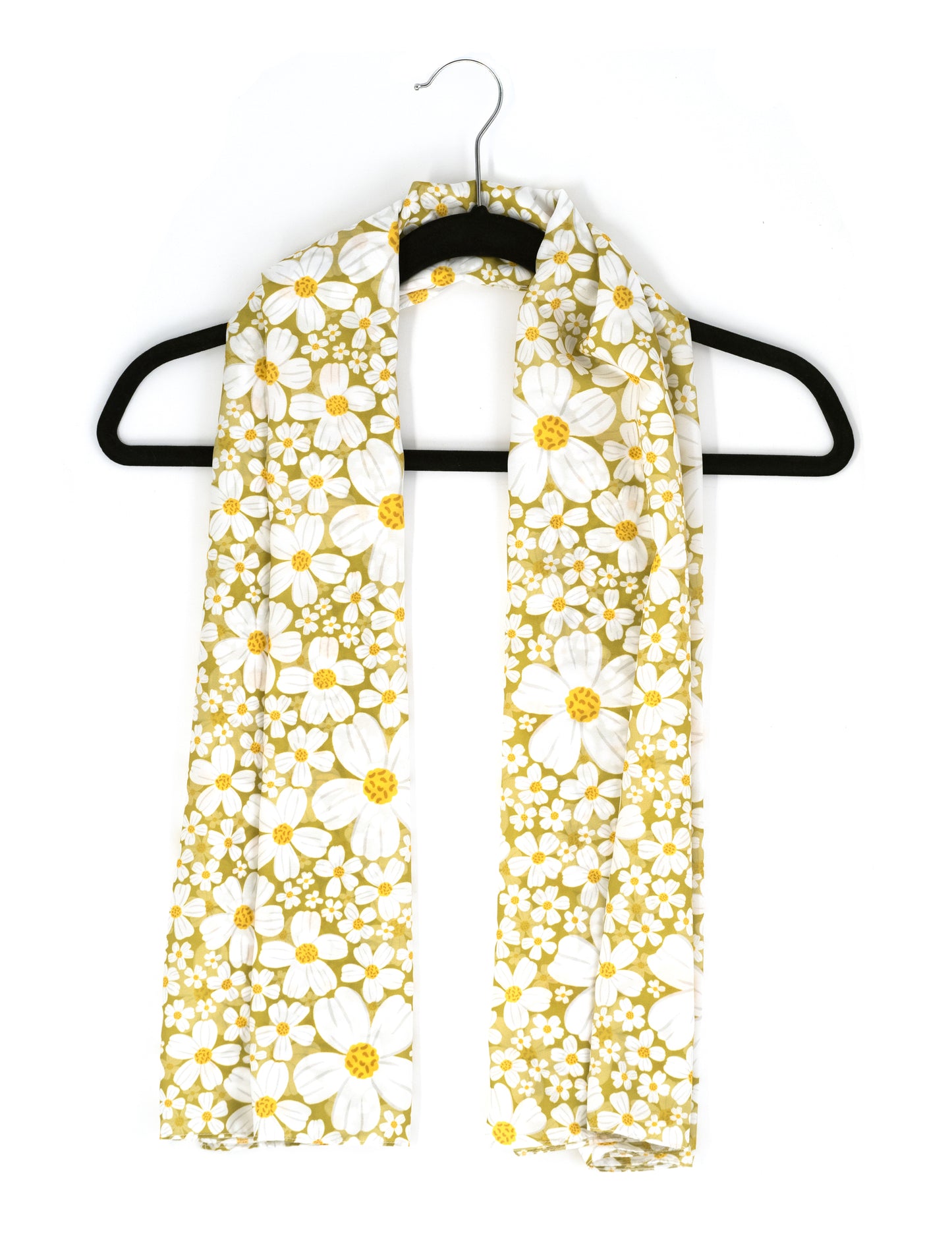 Margarita (Bidens alba) Scarf / Neck Scarf / Bandana