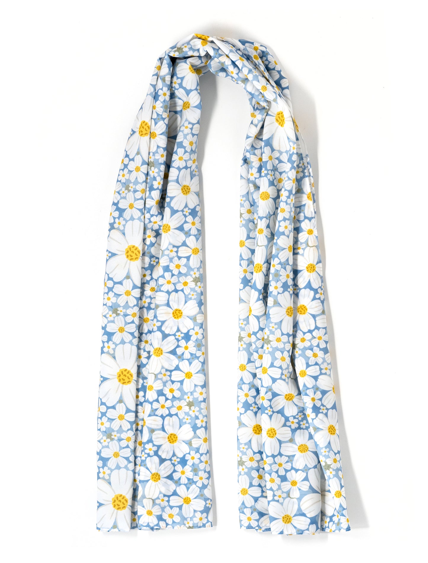 Margarita (Bidens alba) Scarf / Neck Scarf / Bandana