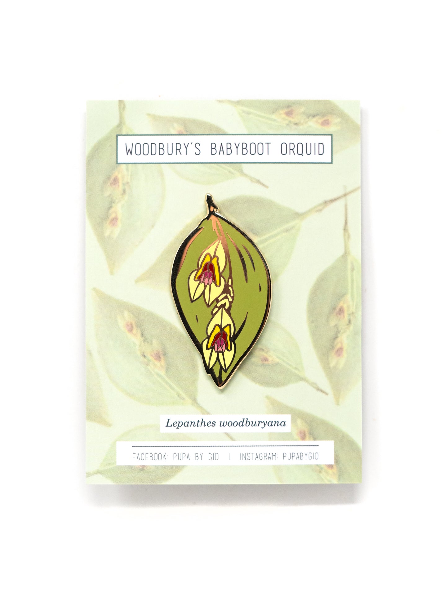 Lepanthes woodburyana Hard Enamel Pin