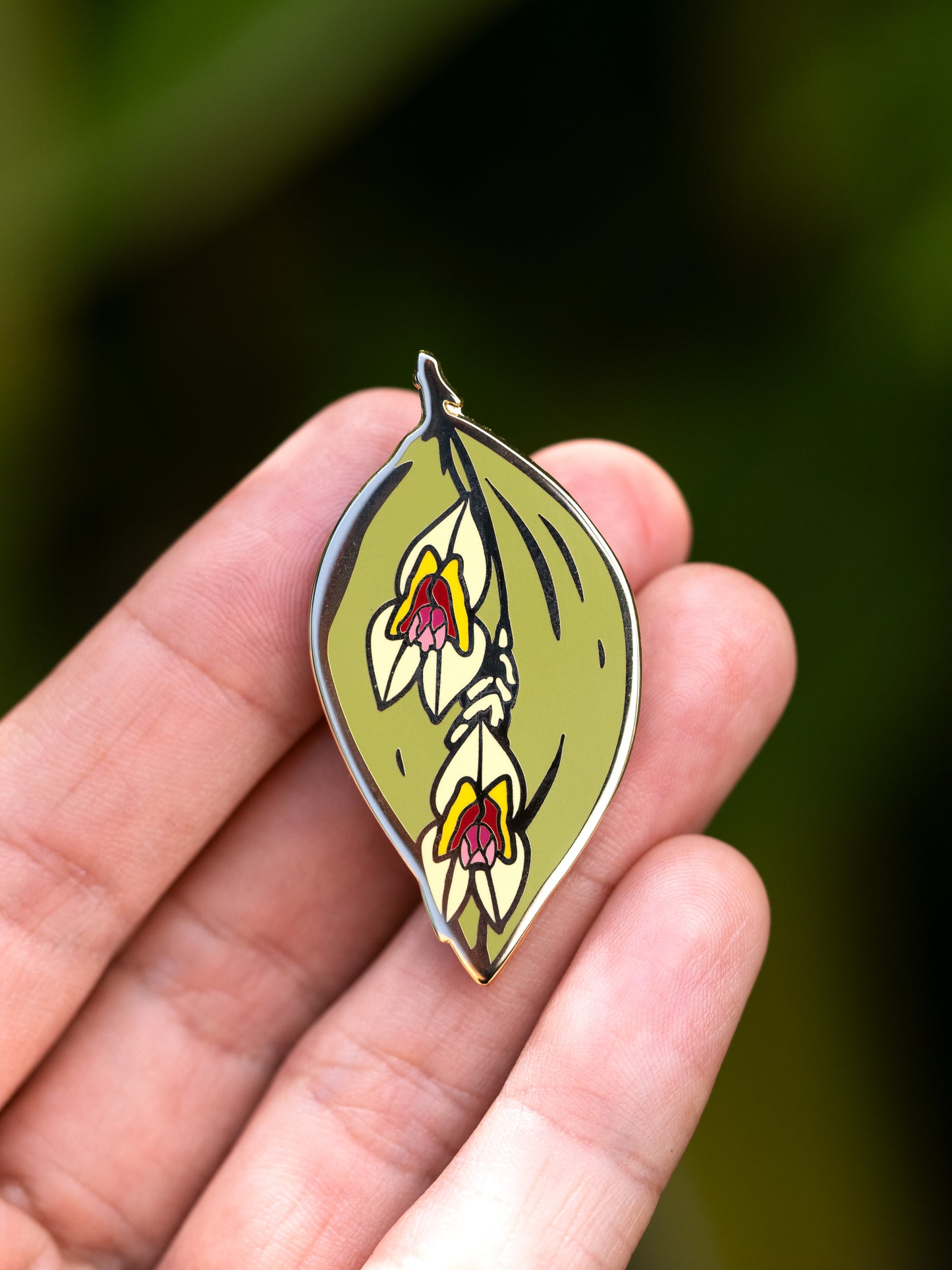 Lepanthes woodburyana Hard Enamel Pin