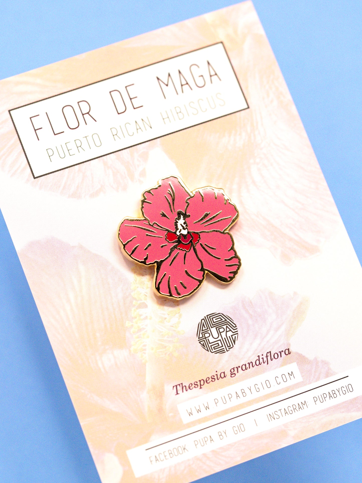 Flor de Maga Hard Enamel Pin