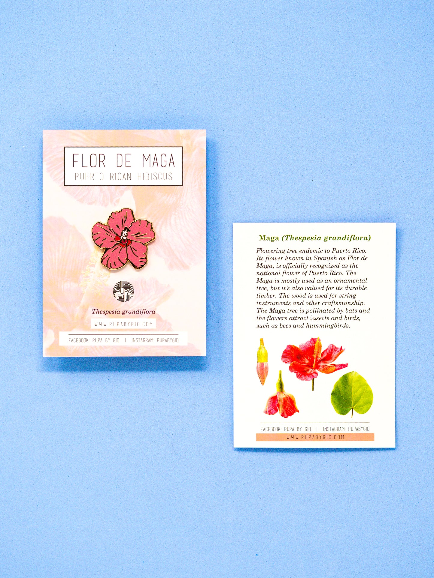 Flor de Maga Hard Enamel Pin