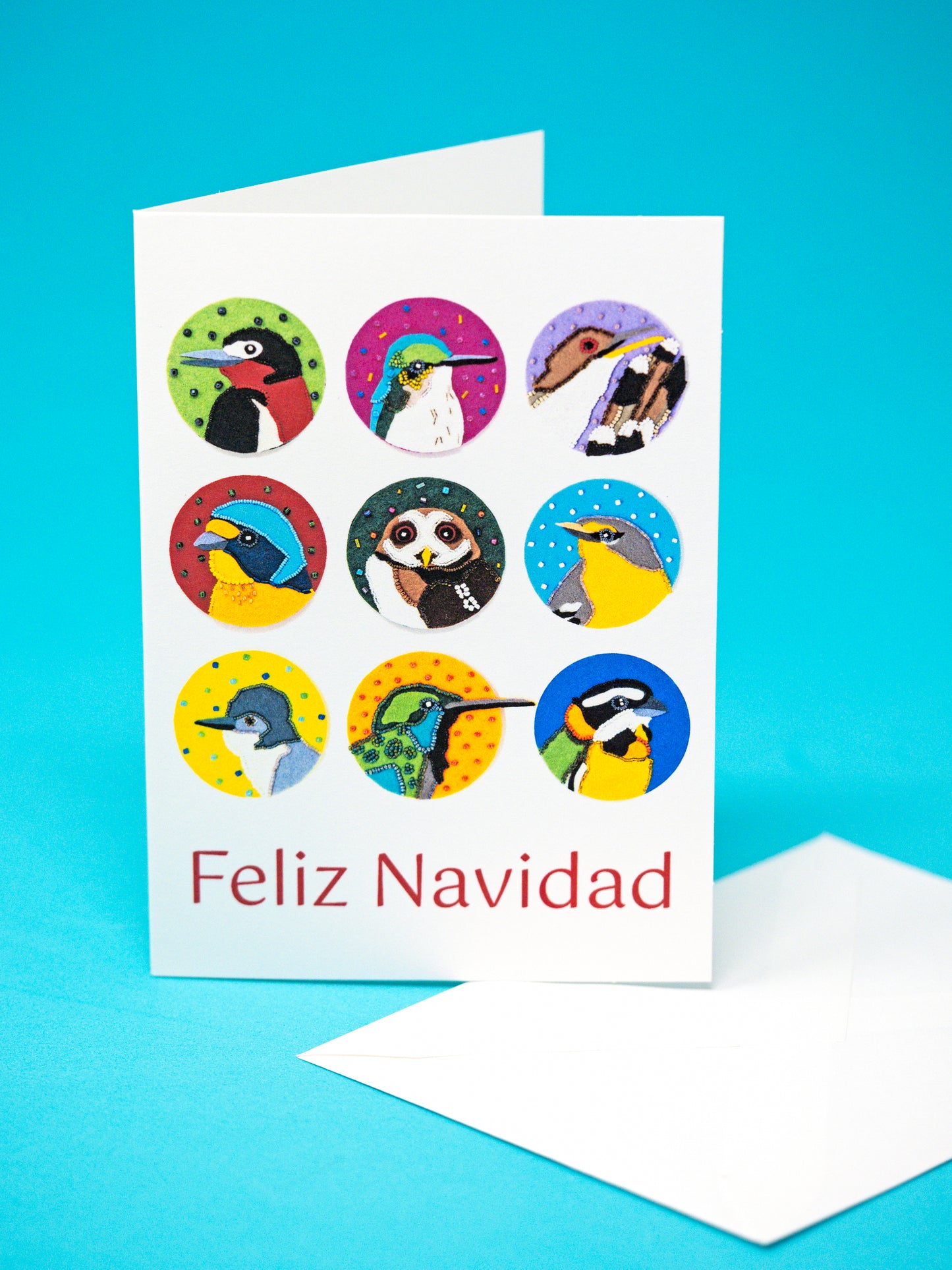 Aves Endémicas Christmas Greeting Card