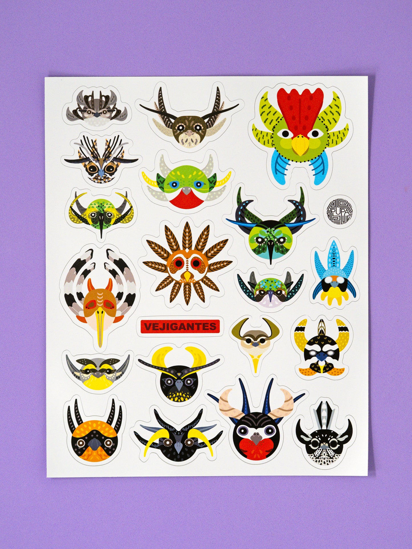 Vejigantes - Aves Endémicas Stickers
