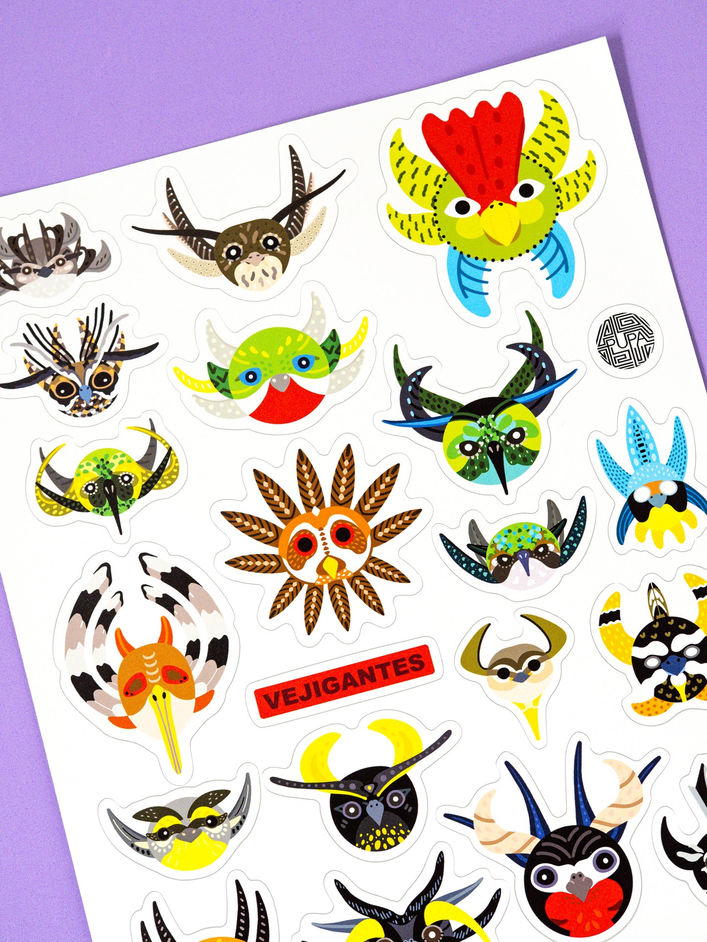 Vejigantes - Aves Endémicas Stickers