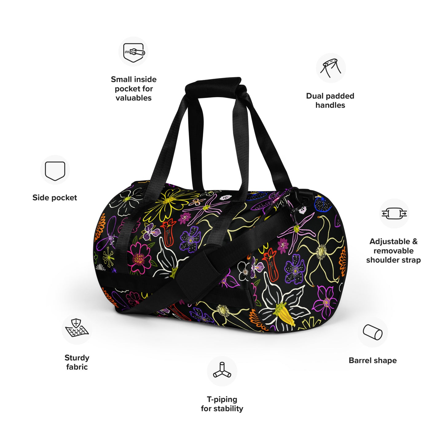 Silvestre All-over print gym bag