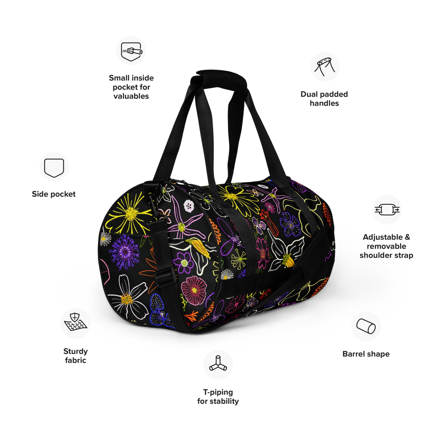 Silvestre All-over print gym bag