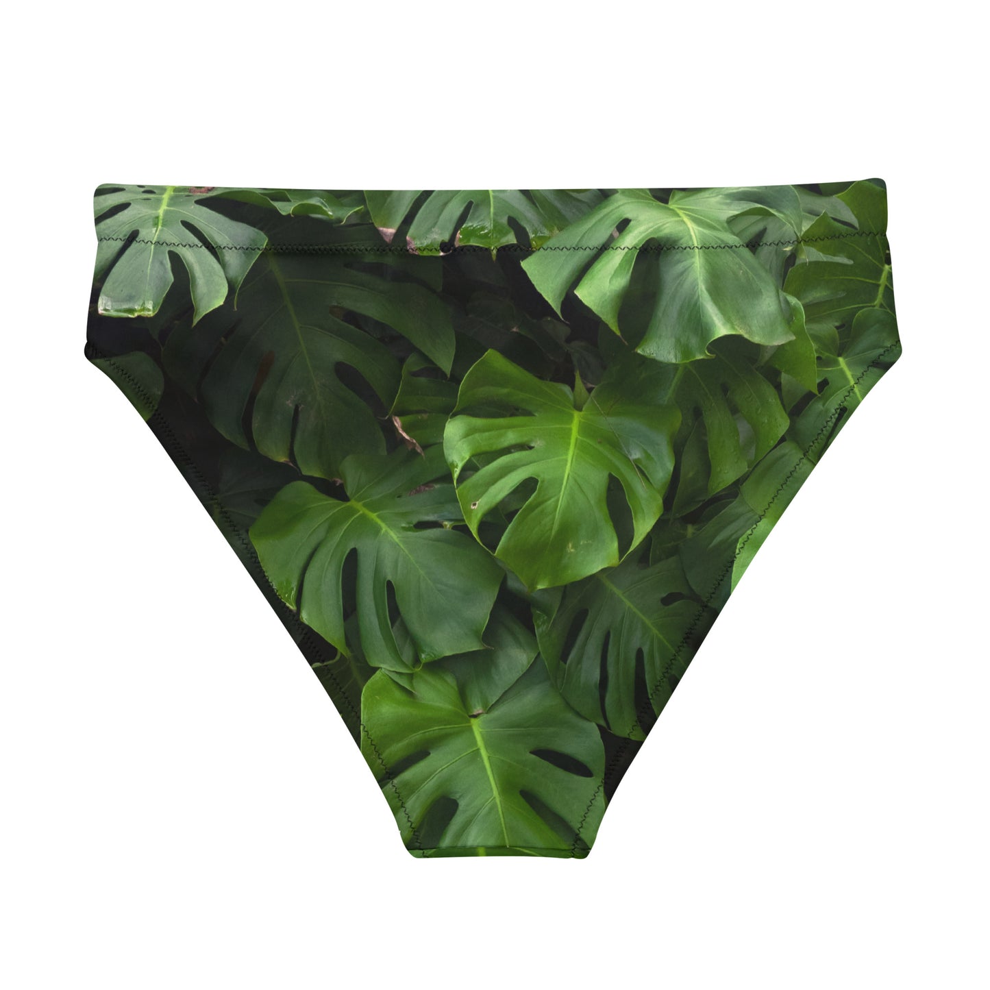 Monstera Recycled high-waisted bikini bottom