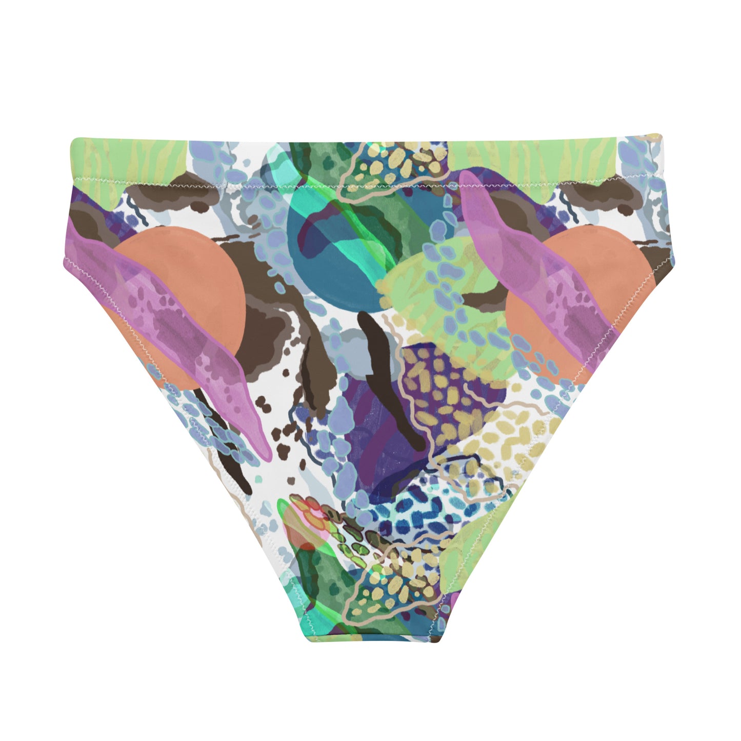 Caribe Recycled high-waisted bikini bottom