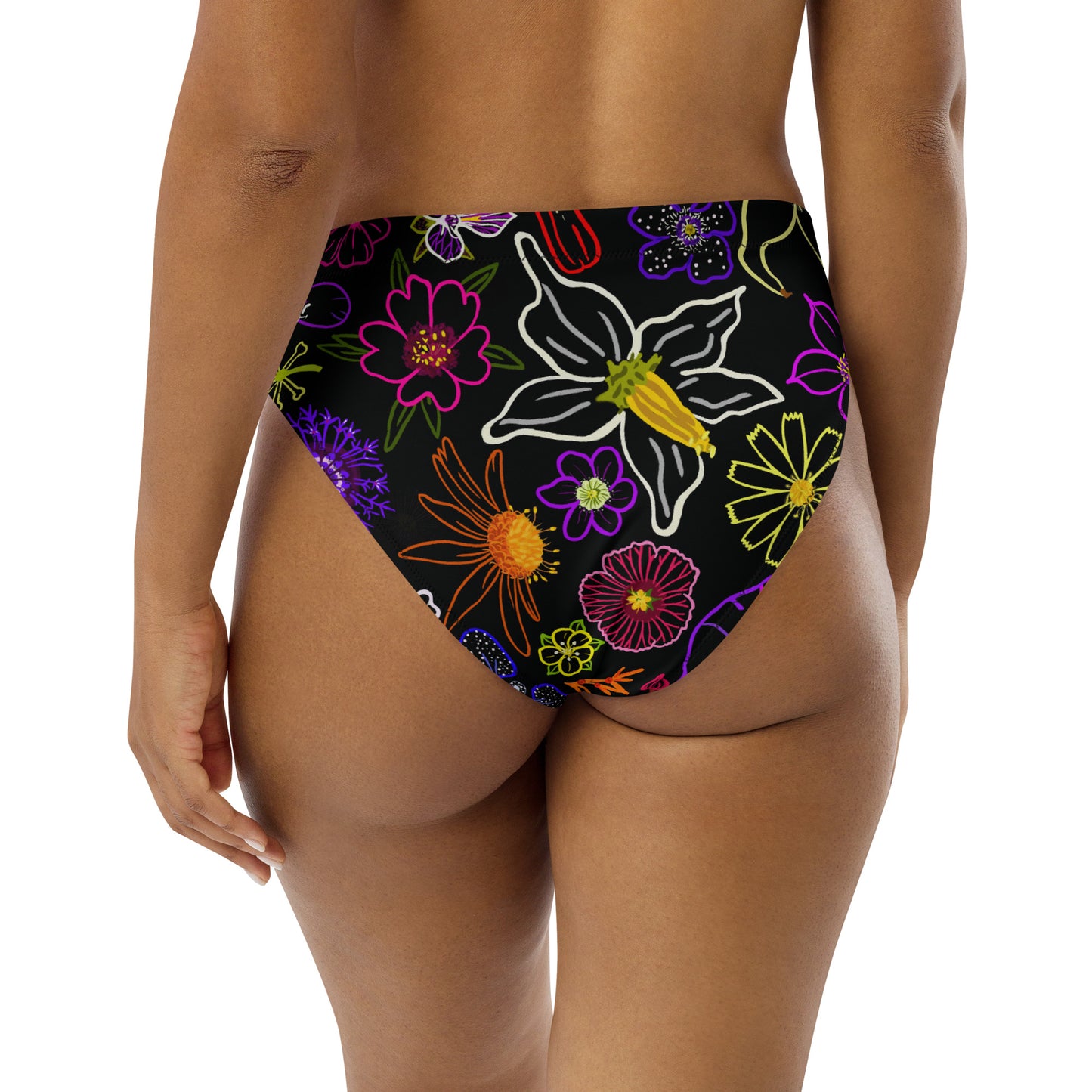 Silvestre Recycled high-waisted bikini bottom