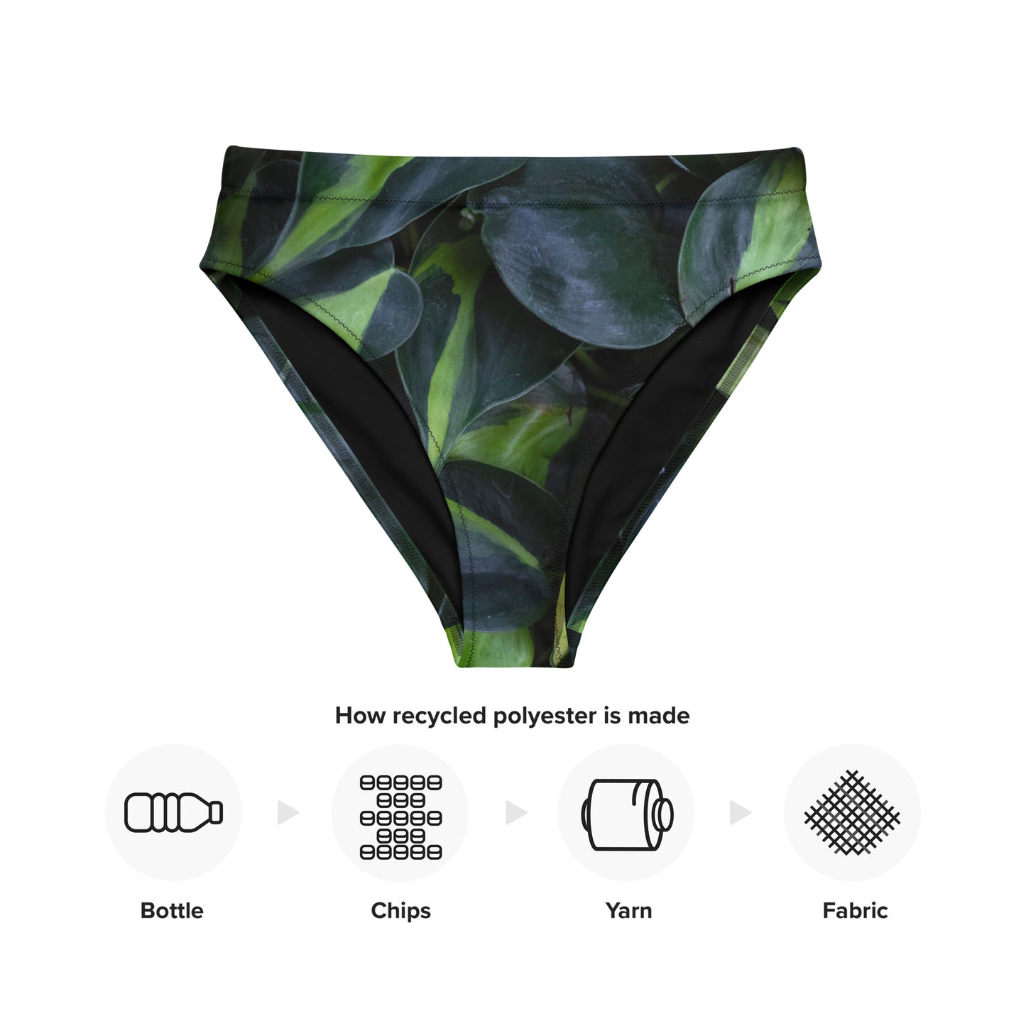 Pothos Recycled high-waisted bikini bottom