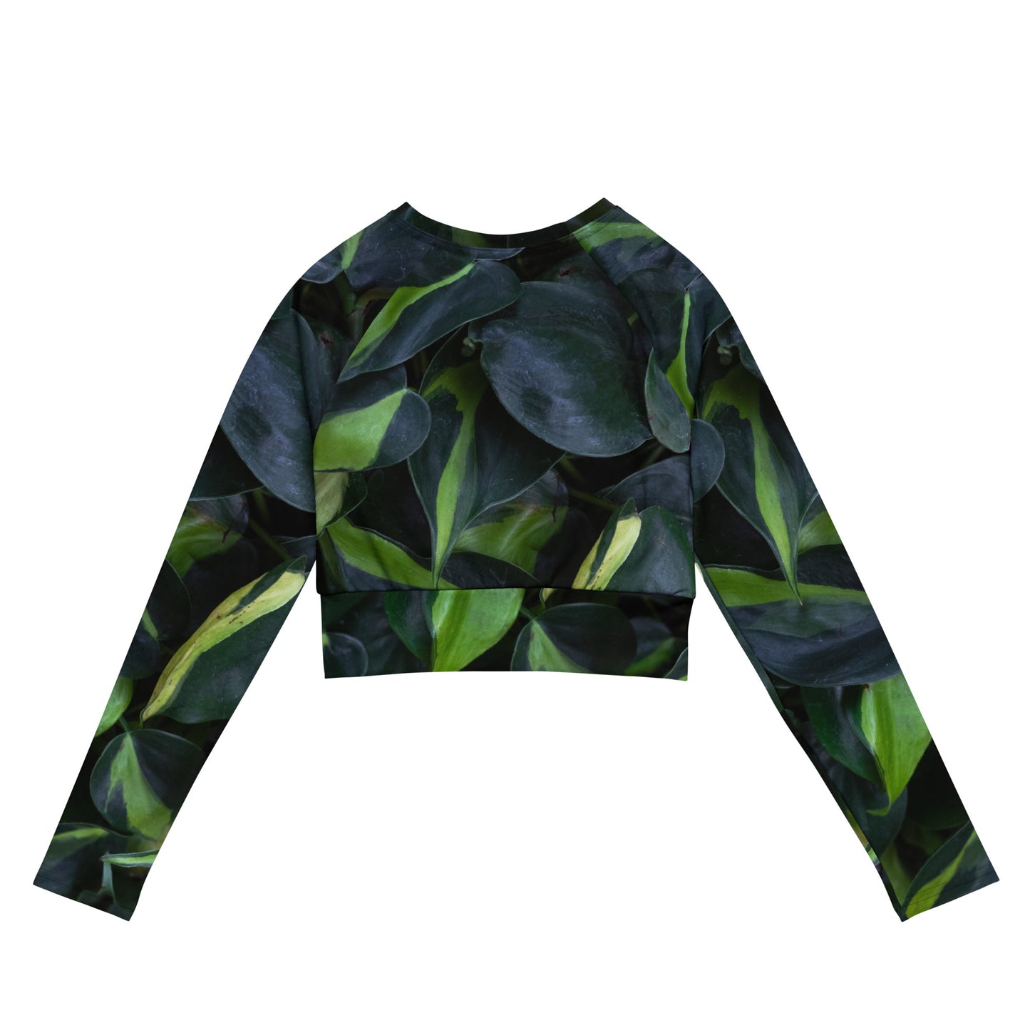 Pothos Recycled long-sleeve crop top