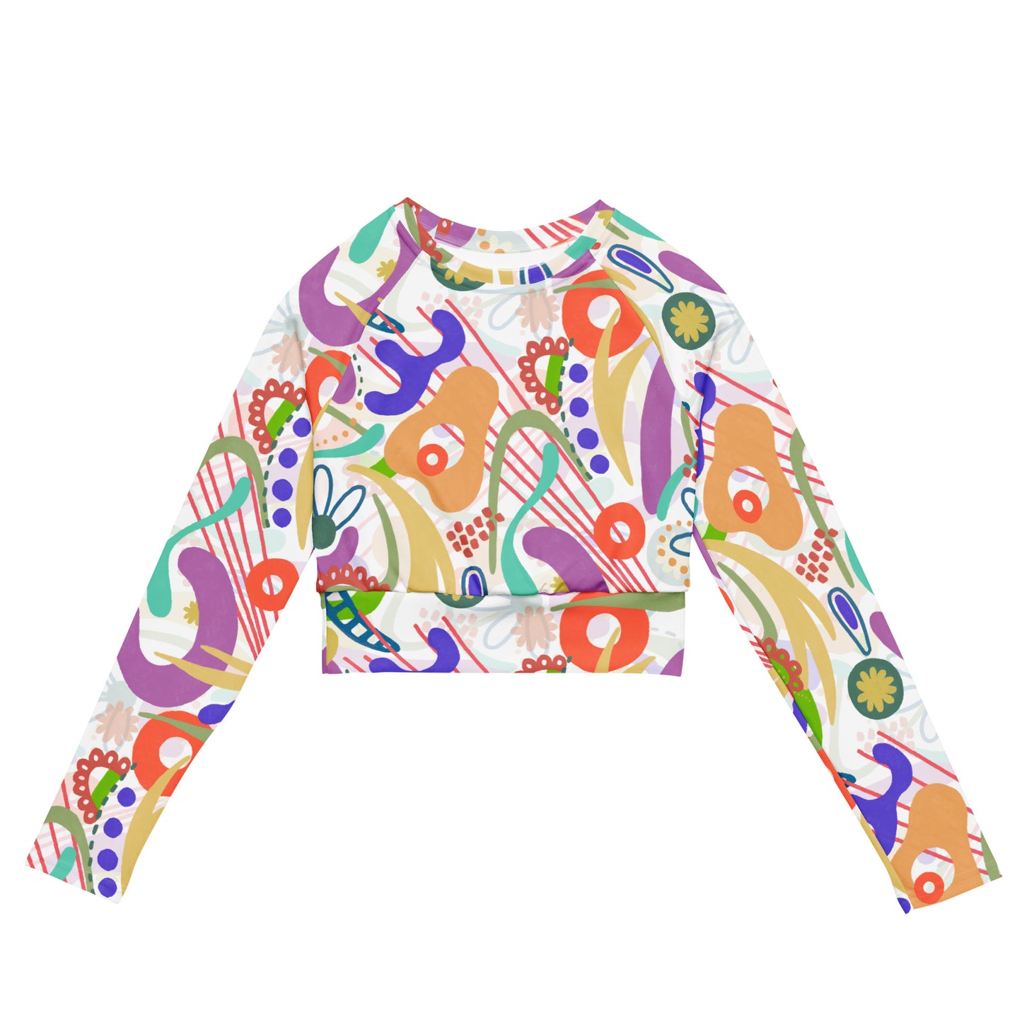 Alegria Recycled long-sleeve crop top