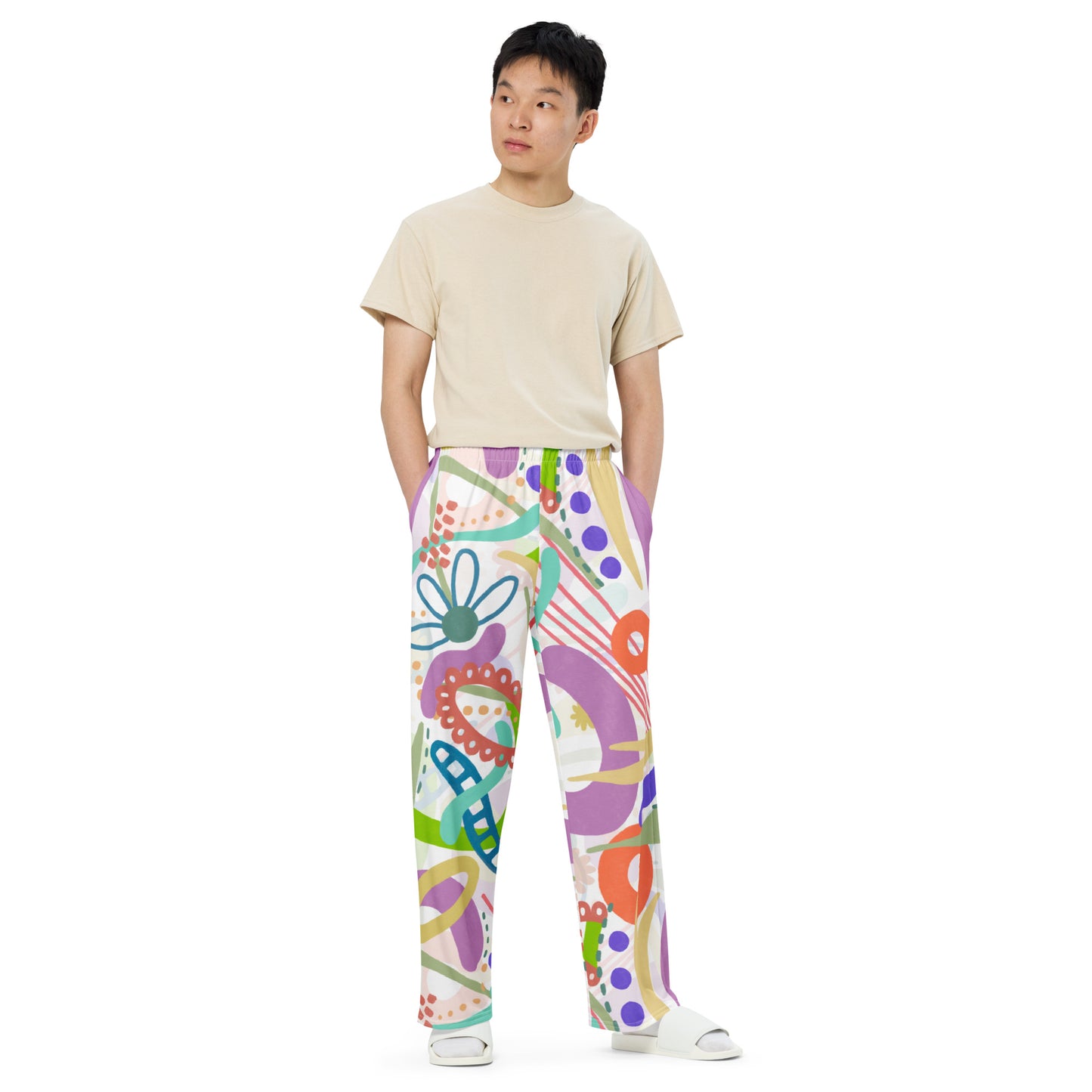 Alegria unisex wide-leg pants