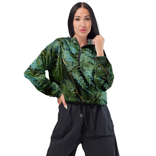 Spikemoss Women’s cropped windbreaker