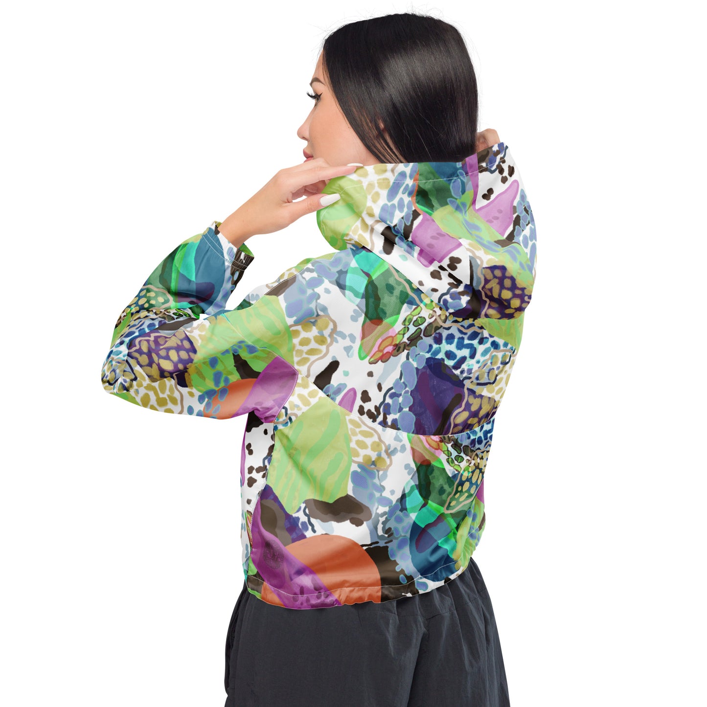 Caribe Women’s cropped windbreaker