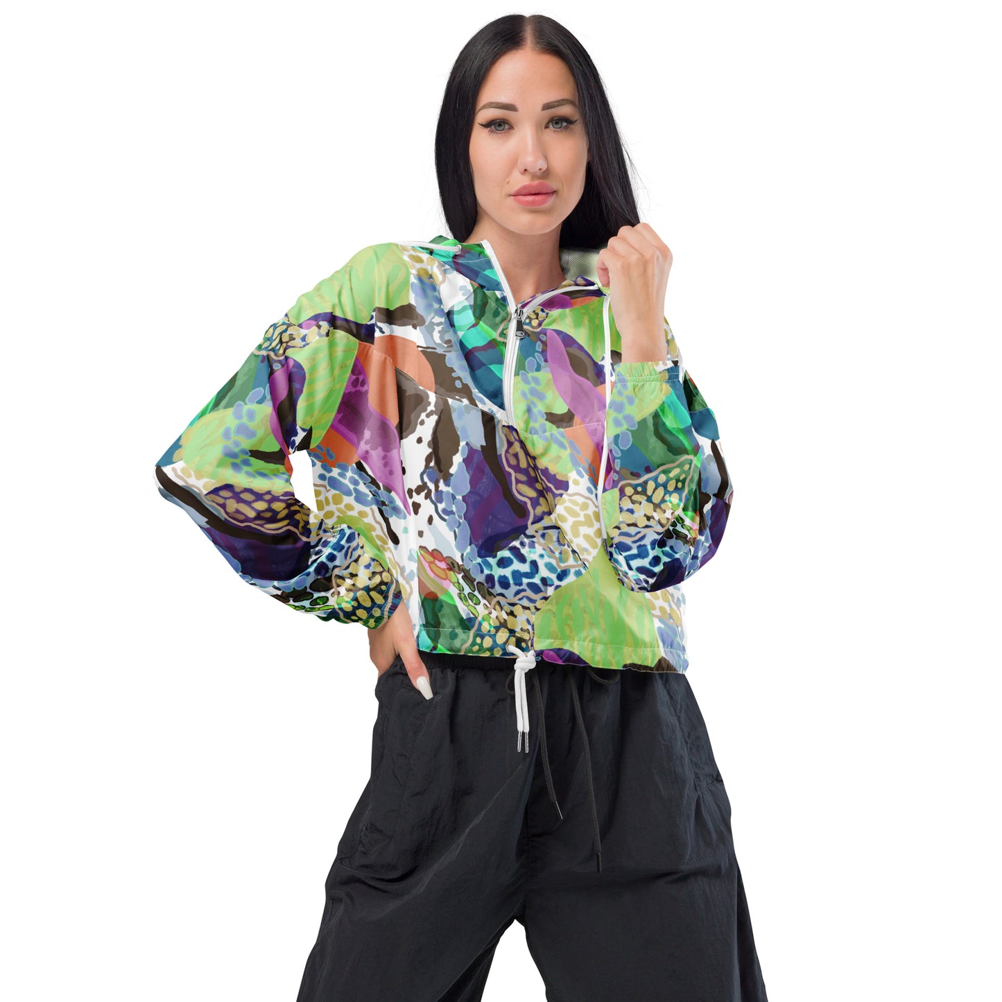 Caribe Women’s cropped windbreaker