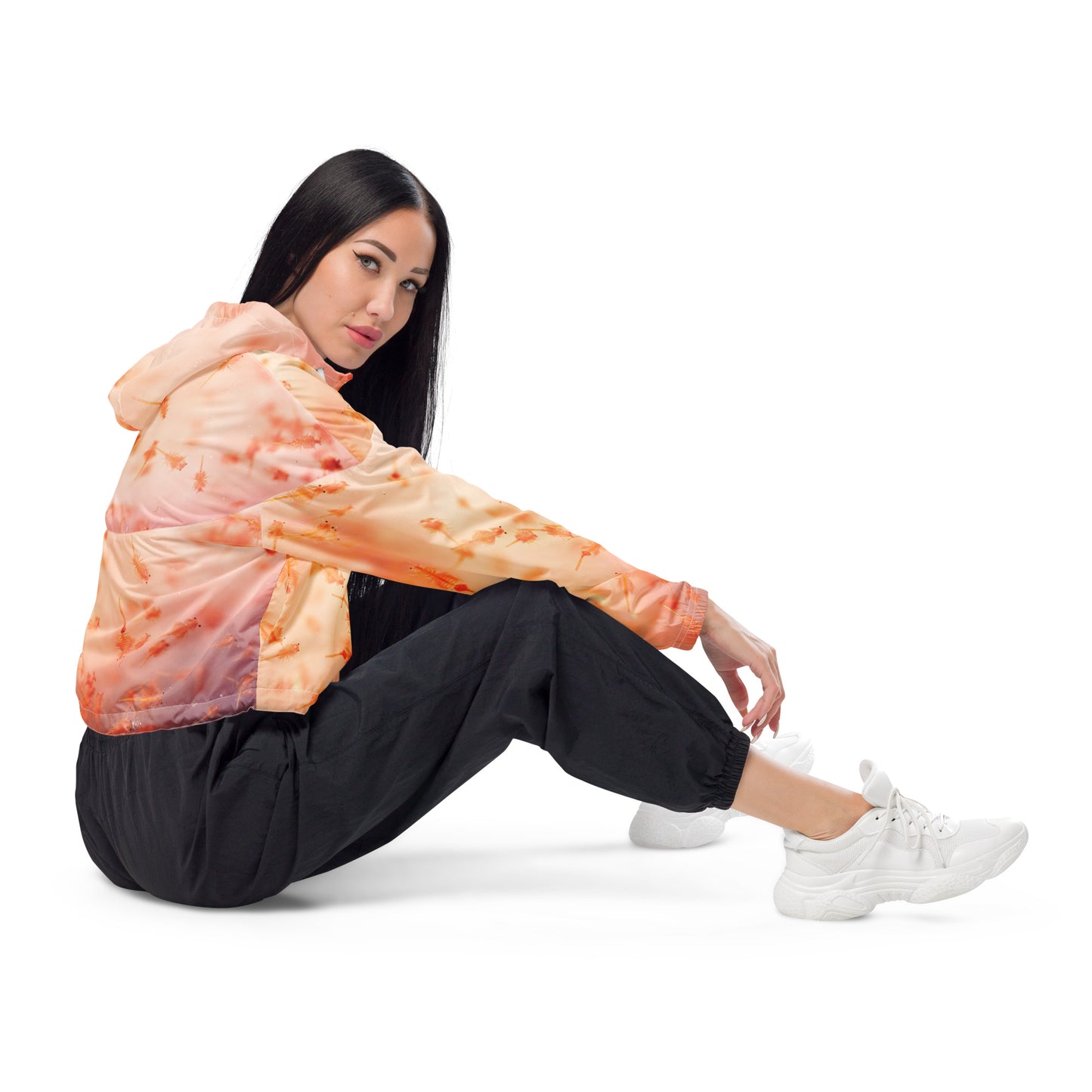 Brine Shrimp Women’s cropped windbreaker