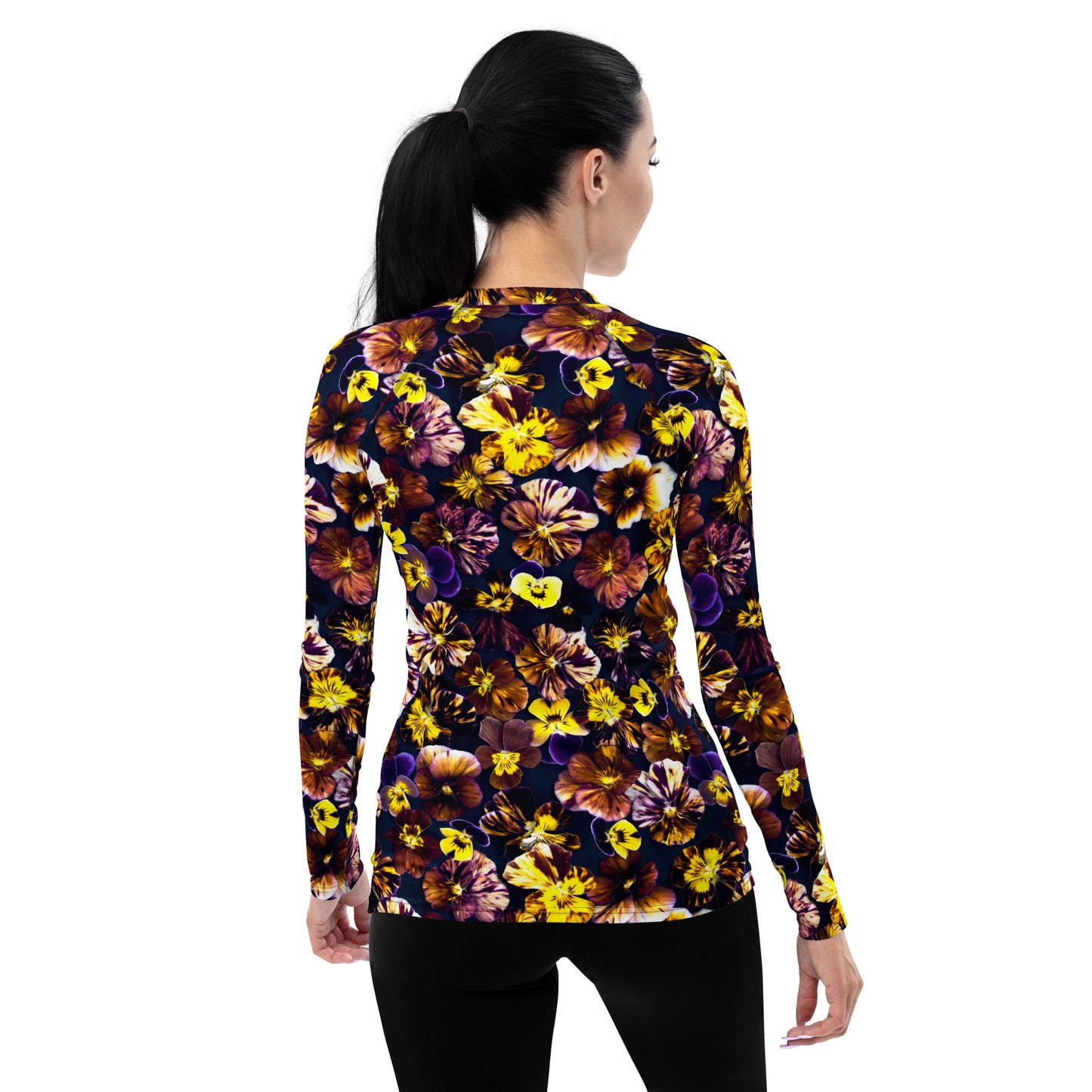 Pansies Women's Rash Guard