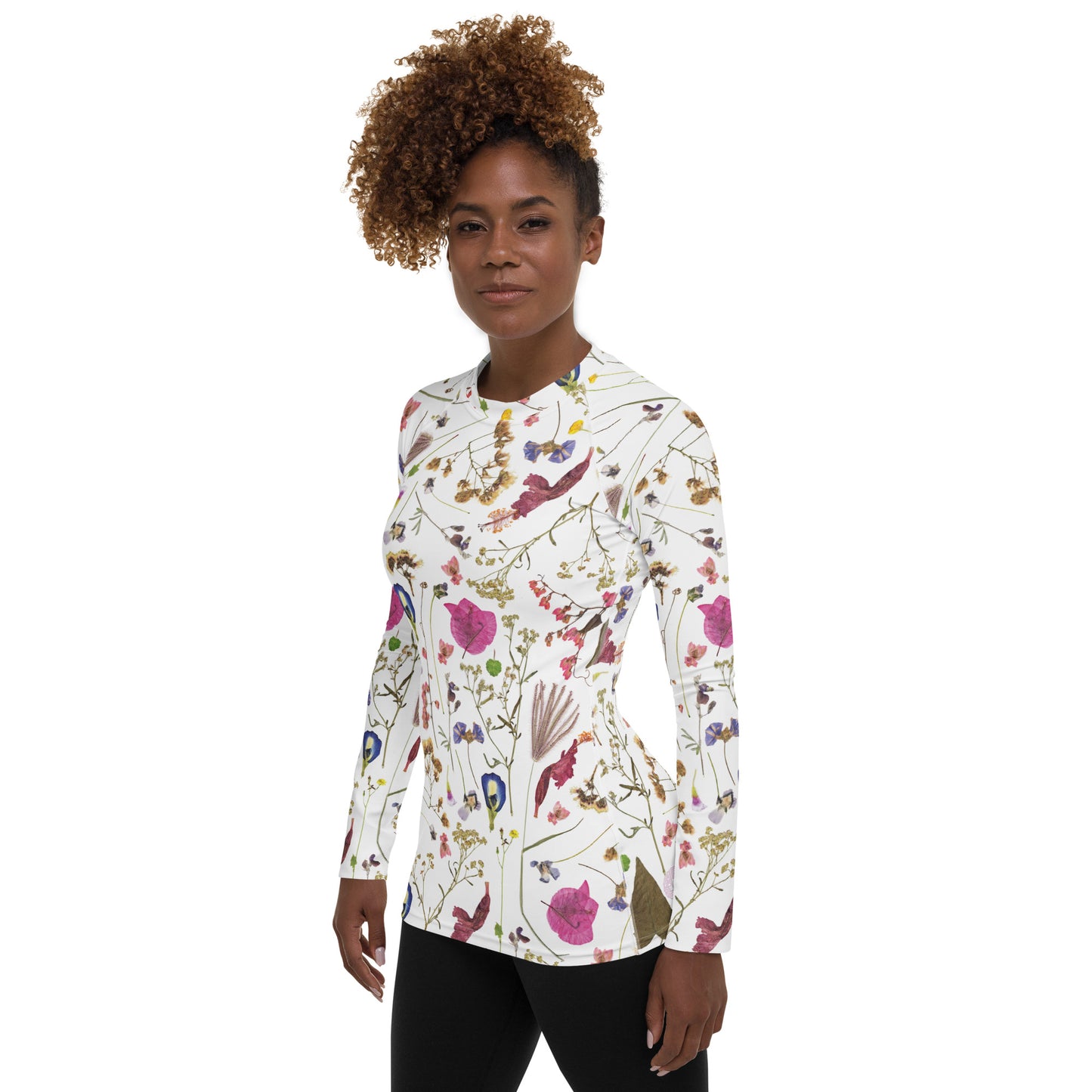Guánica Flowers Women's Rash Guard