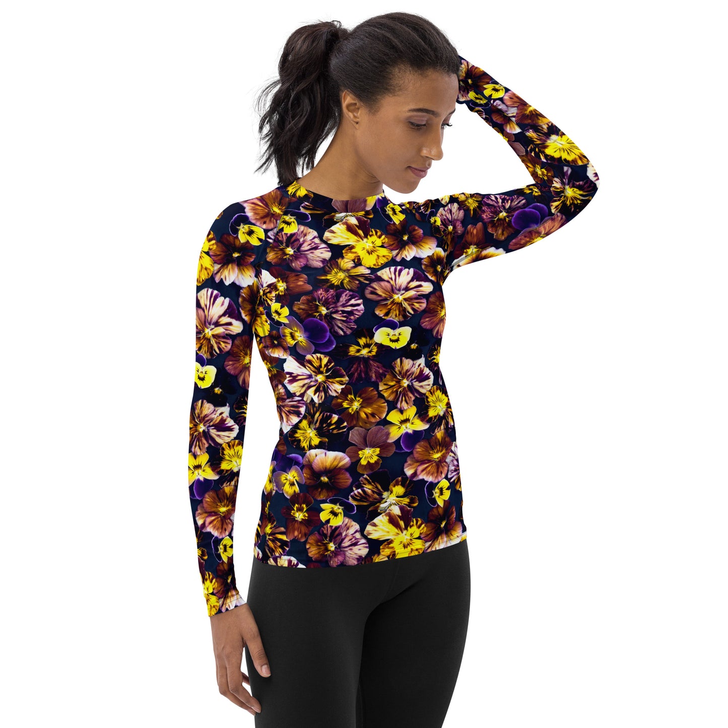 Pansies Women's Rash Guard