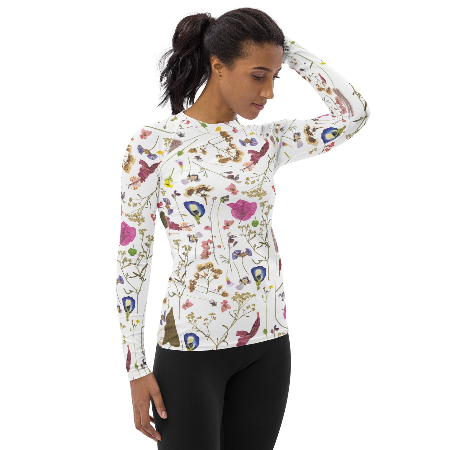Guánica Flowers Women's Rash Guard