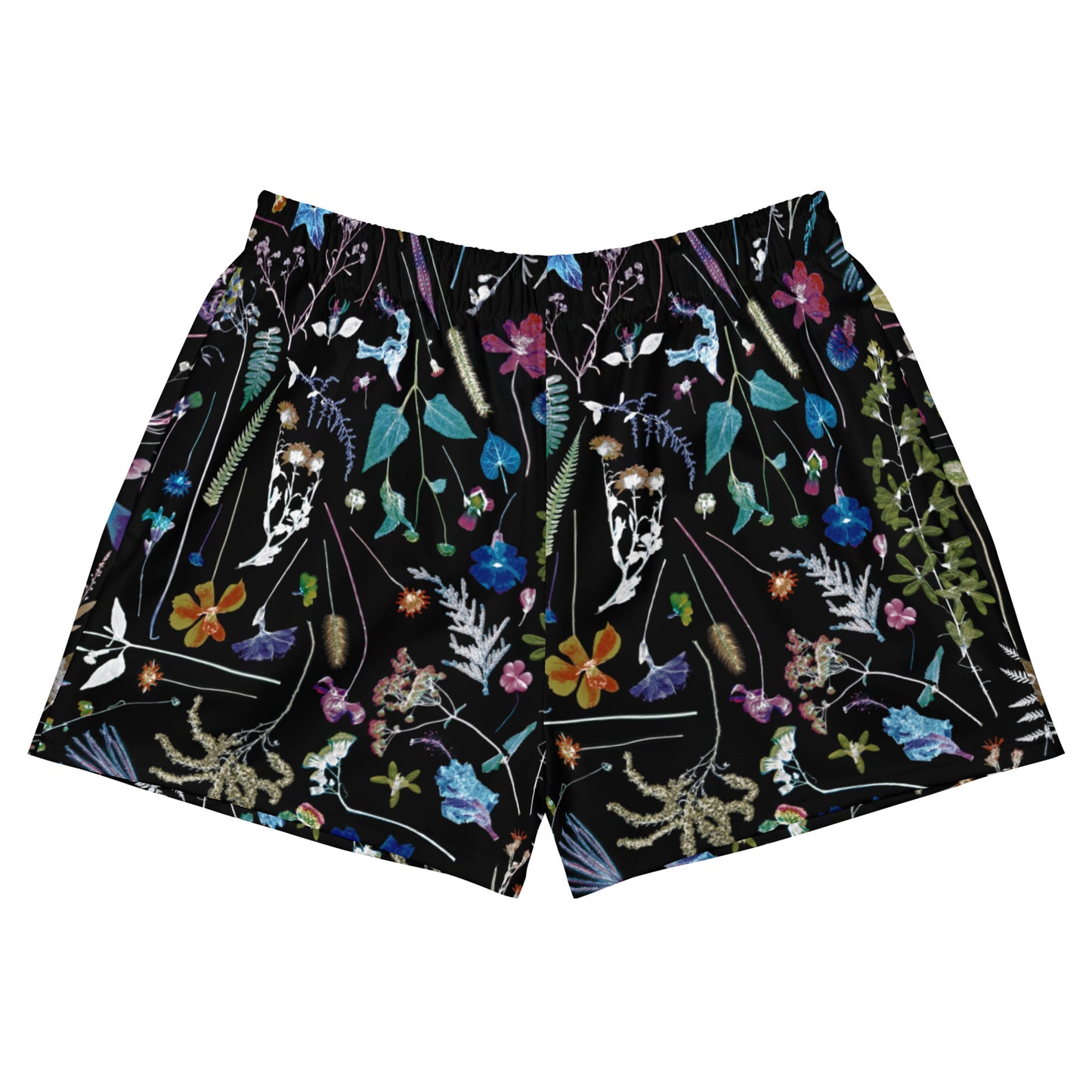 Blooming Cosmos Women’s Recycled Athletic Shorts