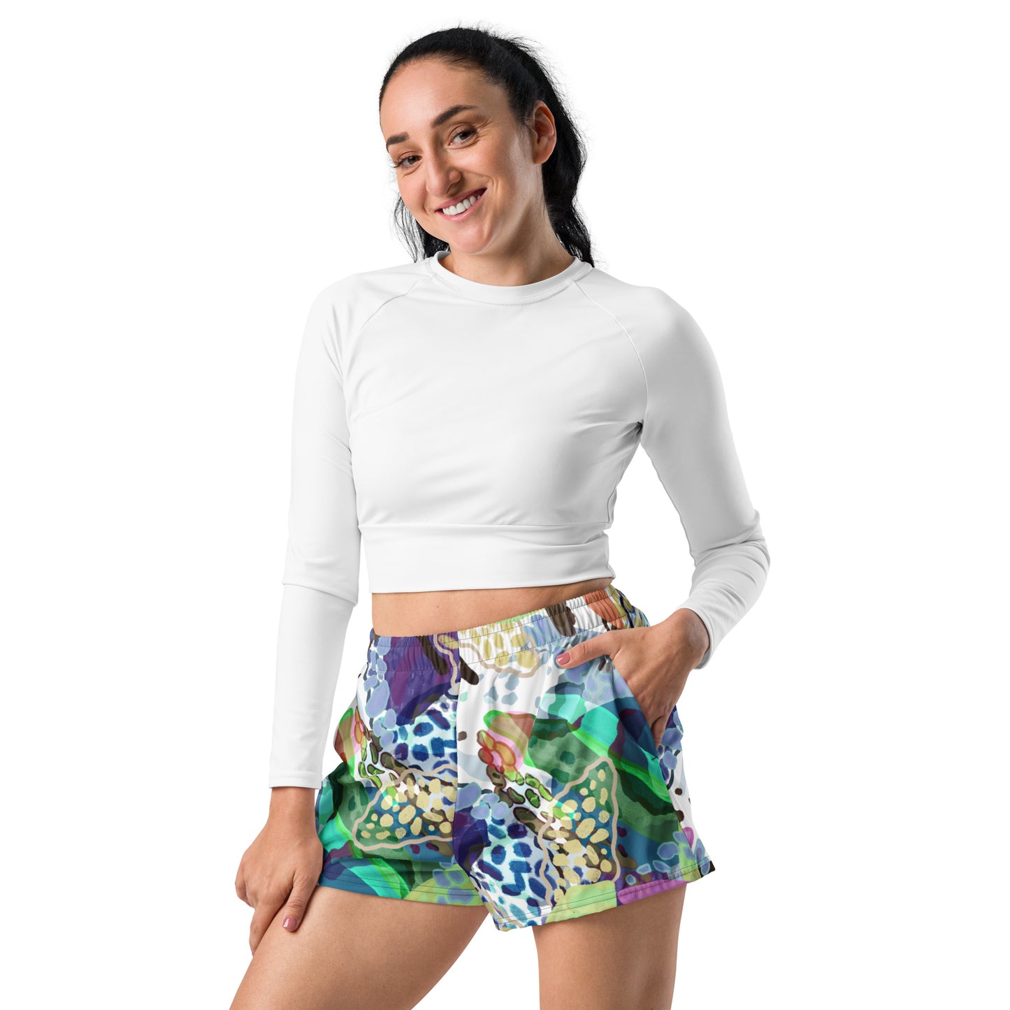 Caribe Women’s Recycled Athletic Shorts