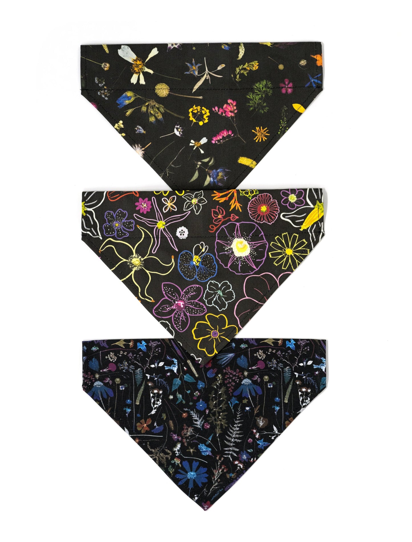 Dog & Cat Bandanas / Floral Slip Over Collar bandana