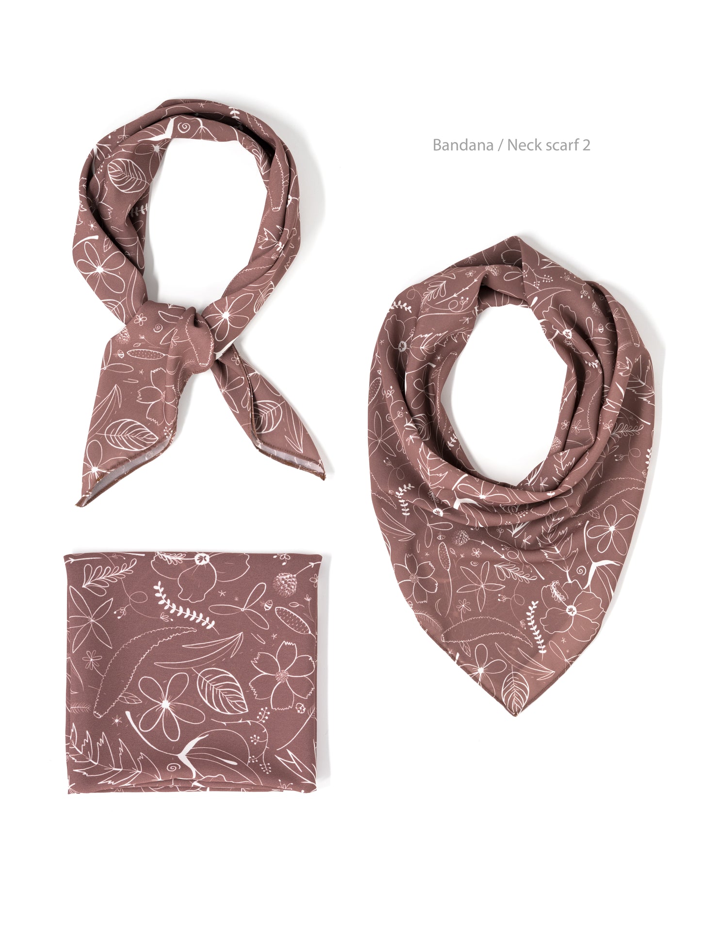 Malva Scarf / Neck Scarf / Bandana