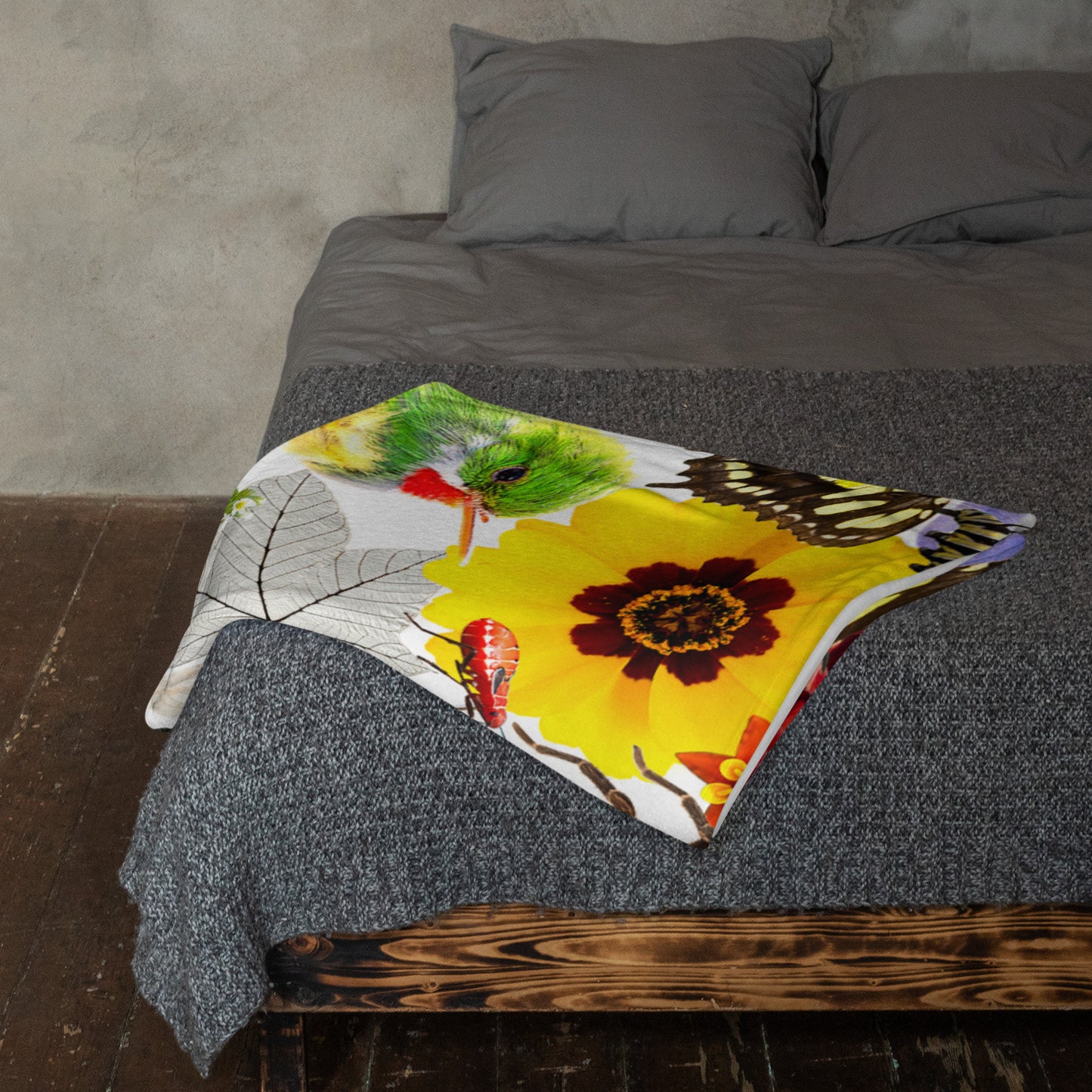 PR Flora & Fauna Throw Blanket