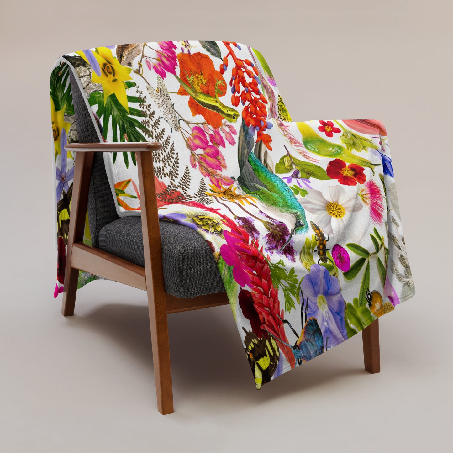 PR Flora & Fauna Throw Blanket