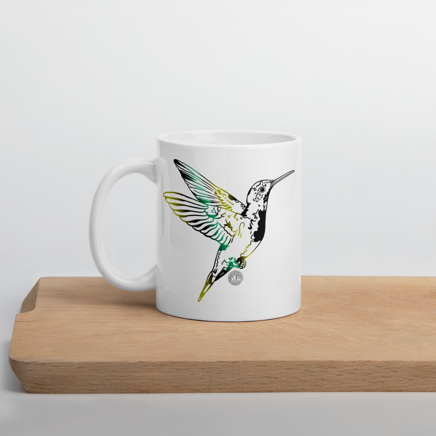 Zumbador Dorado de PR White Glossy Mug