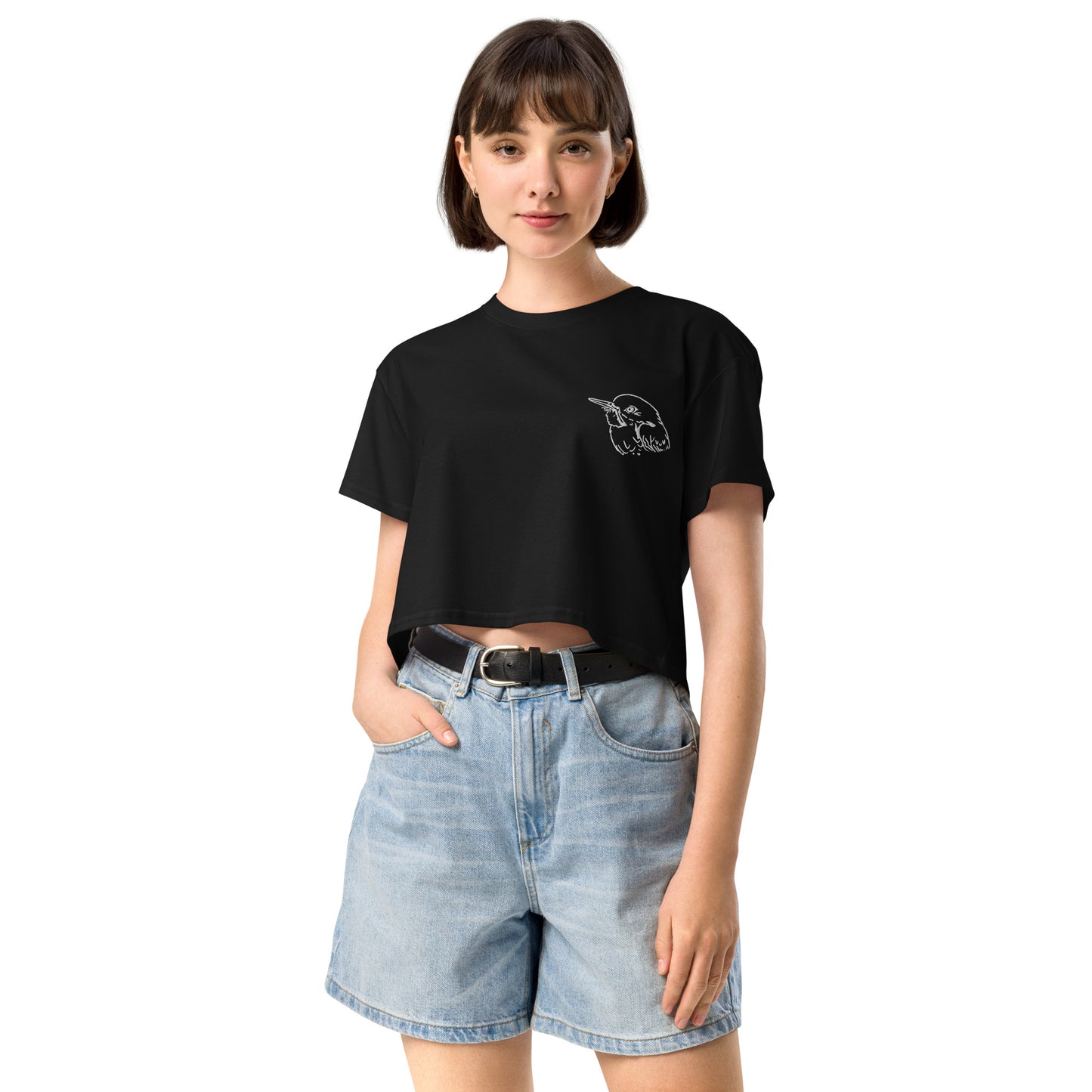 San Pedrito Embroidered Women’s crop top