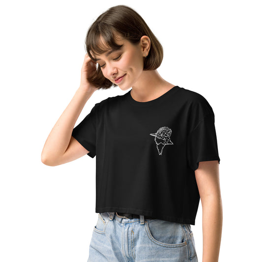 Juí de Puerto Rico Embroidered Women’s crop top