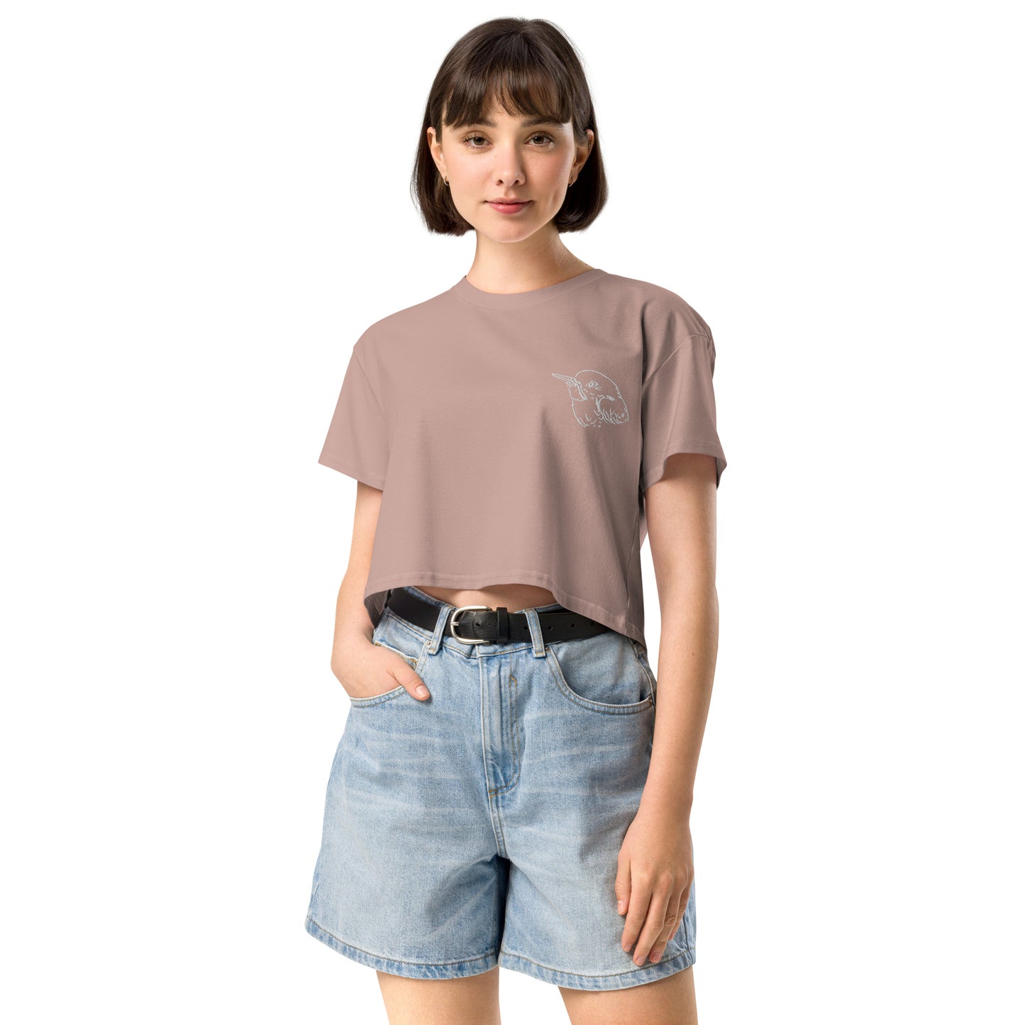 San Pedrito Embroidered Women’s crop top