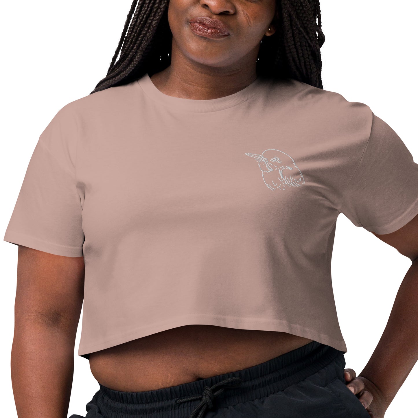 San Pedrito Embroidered Women’s crop top